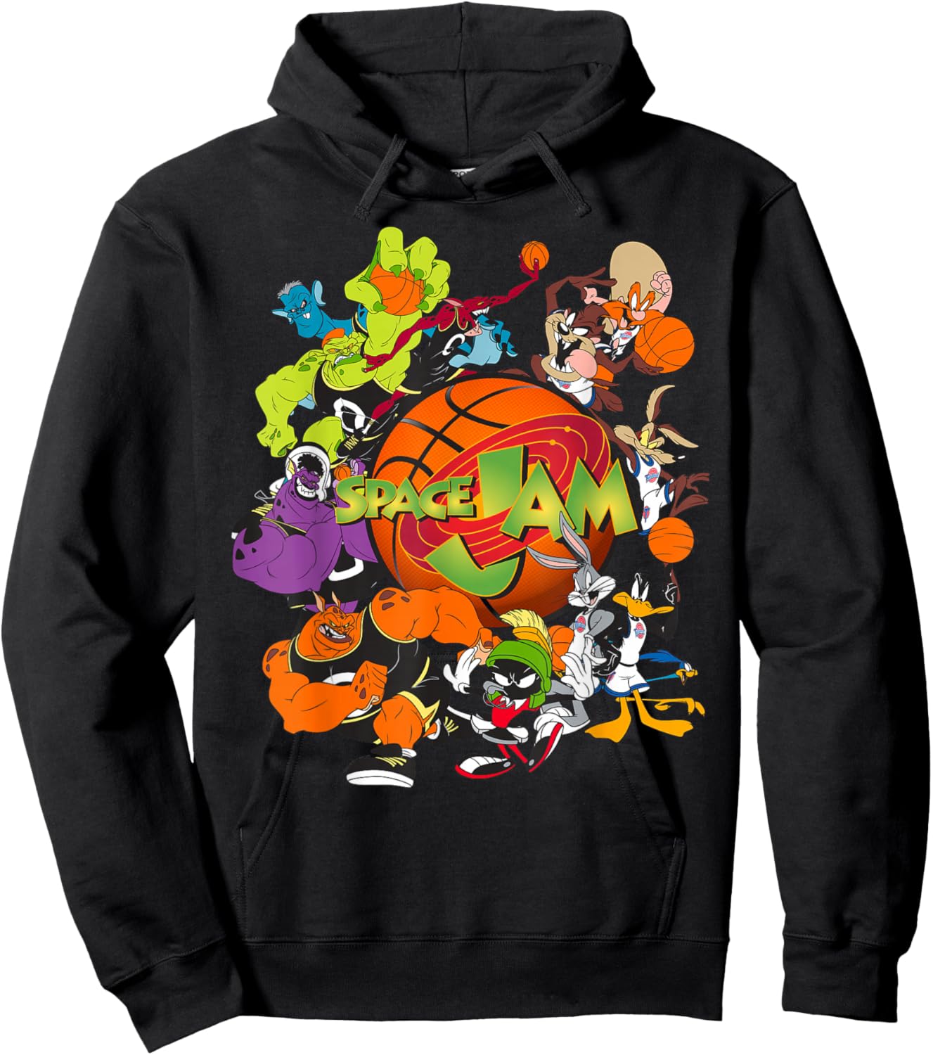 Space Jam Monstars and Tune Squad Hoodie - Hoodie | Black