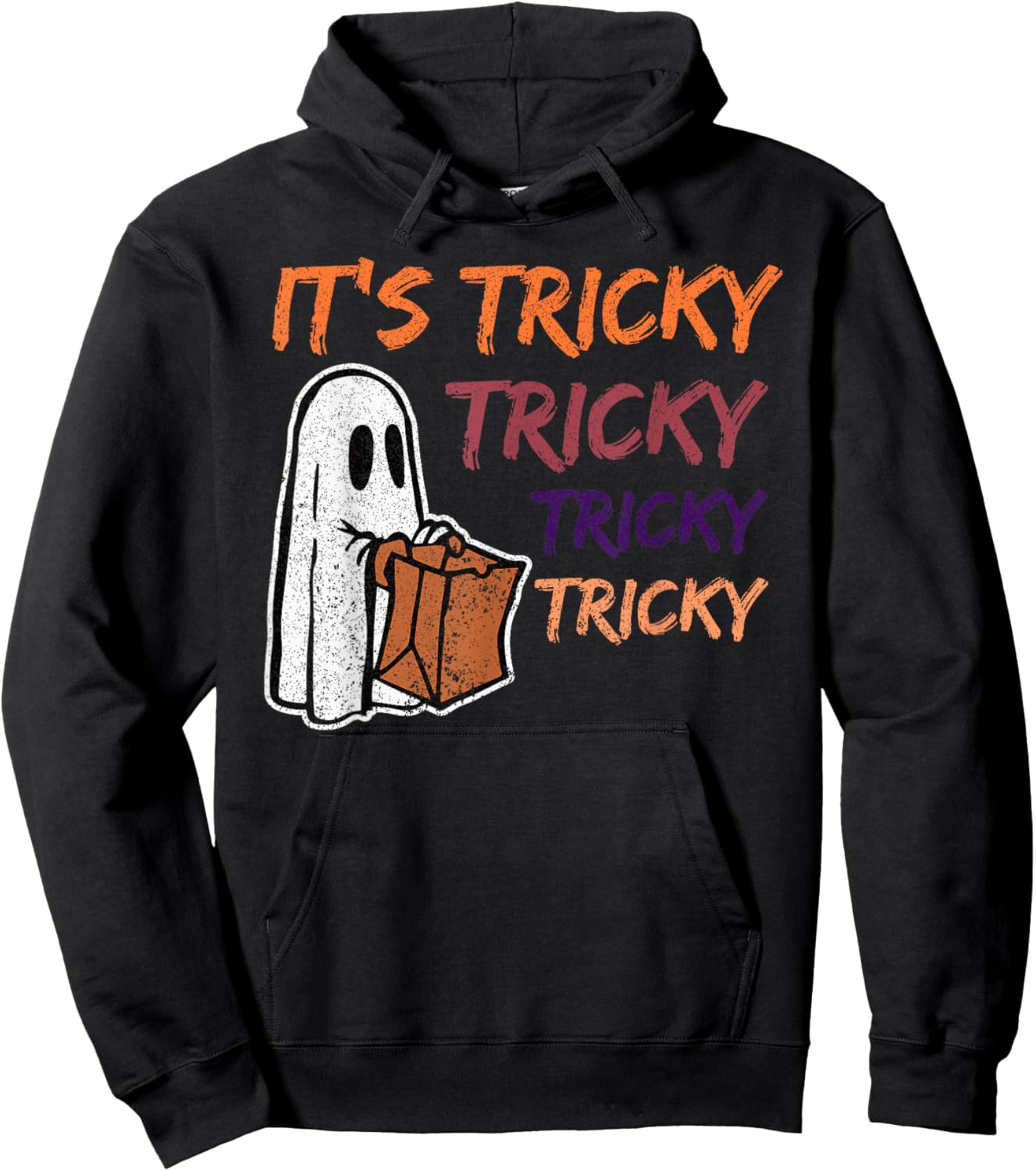 Funny Halloween Boo for Kids: It's Tricky Tricky Tricky Hoodie - Hoodie | Black