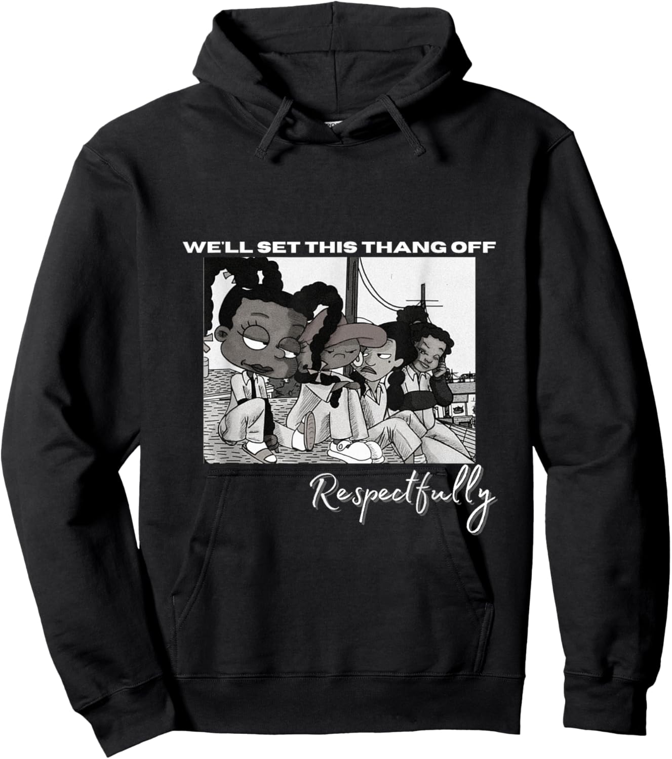 Set it Off respectfully Hoodie - Hoodie | Black