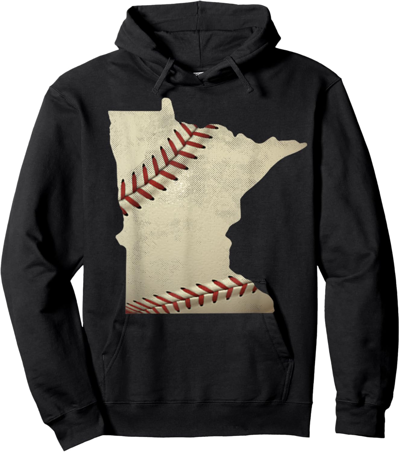 Generic MINNESOTA Baseball State Map Softball Love MN USA Hoodie - Hoodie | Black