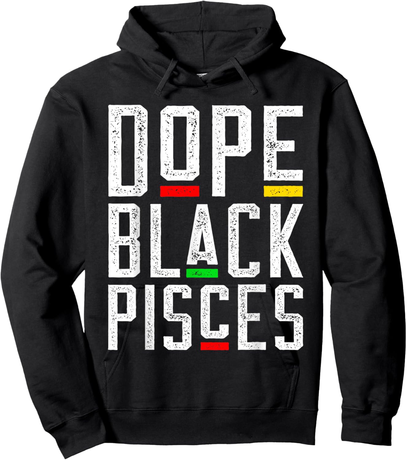 Dope Black Pisces Zodiac Sign Astrology Hoodie - Hoodie | Black