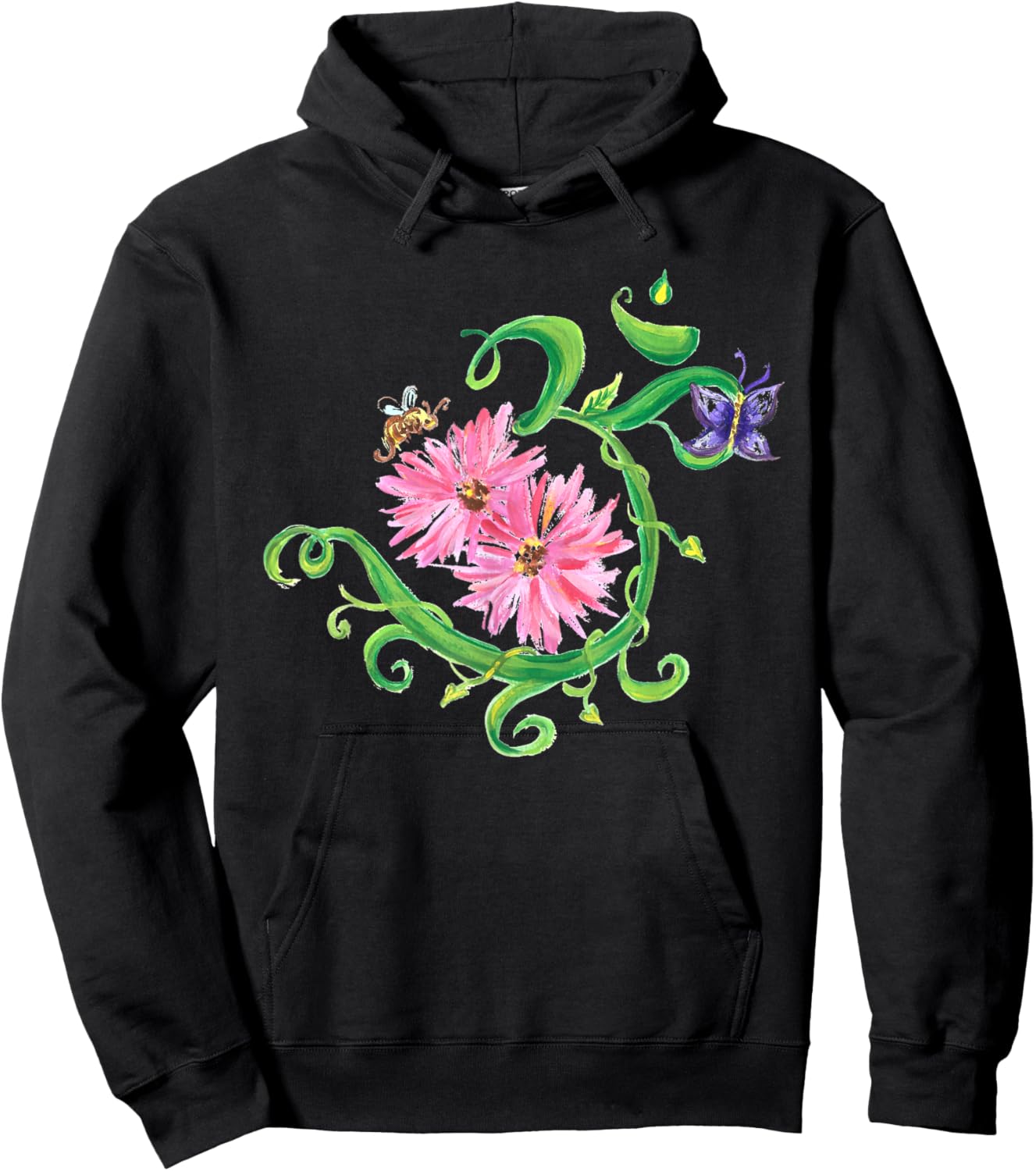 Garden Om Hoodie - Hoodie | Black