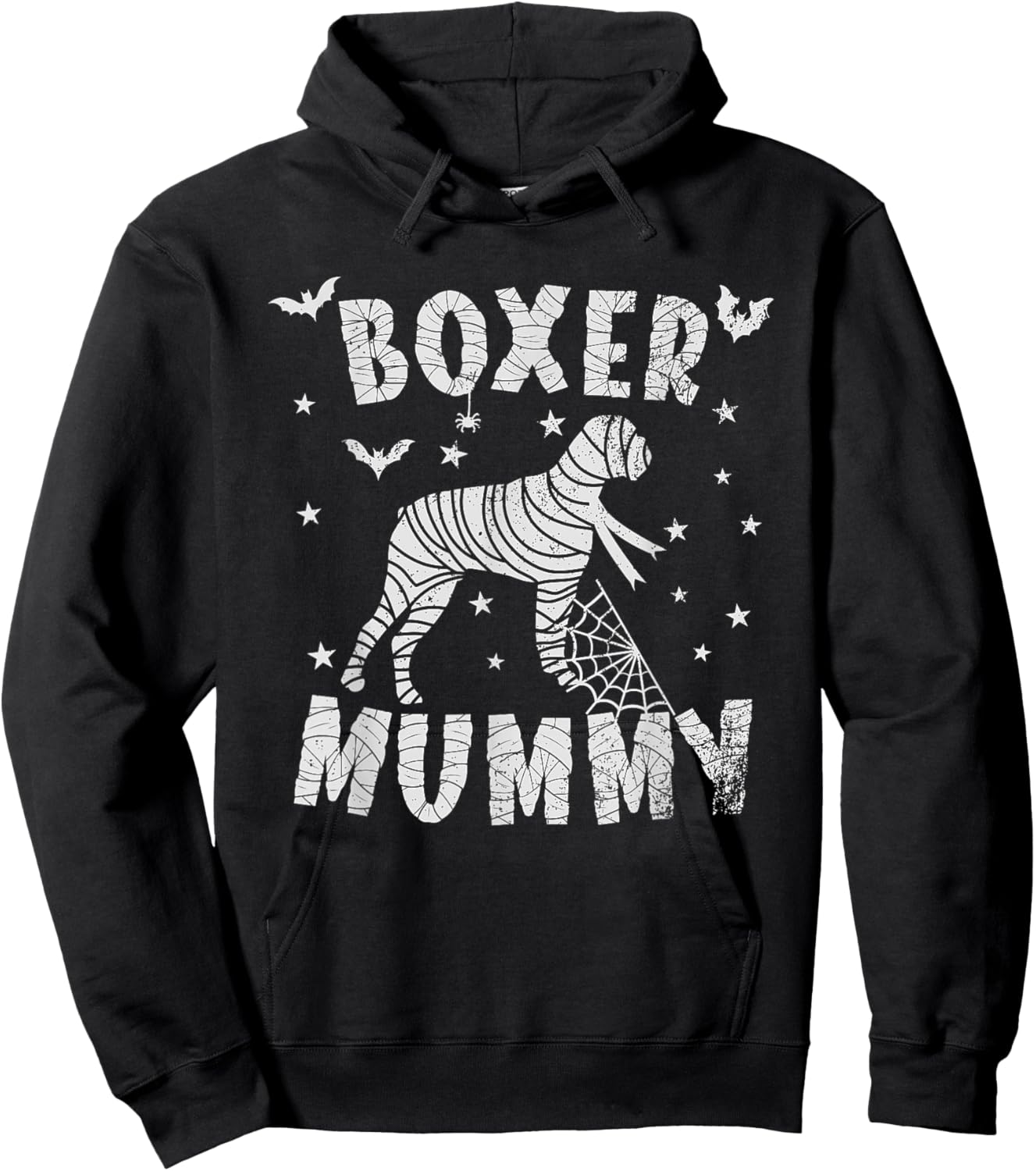 Boxer Dog Mama - Halloween Hoodie - Hoodie | Black