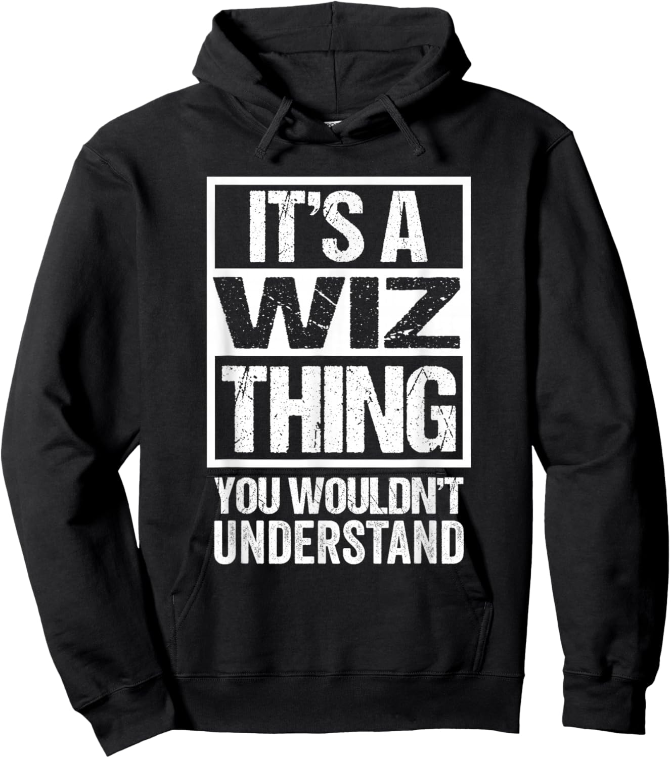 It's A Wiz Thing You Wouldn't Understand Pet Name Hoodie - Hoodie | Black