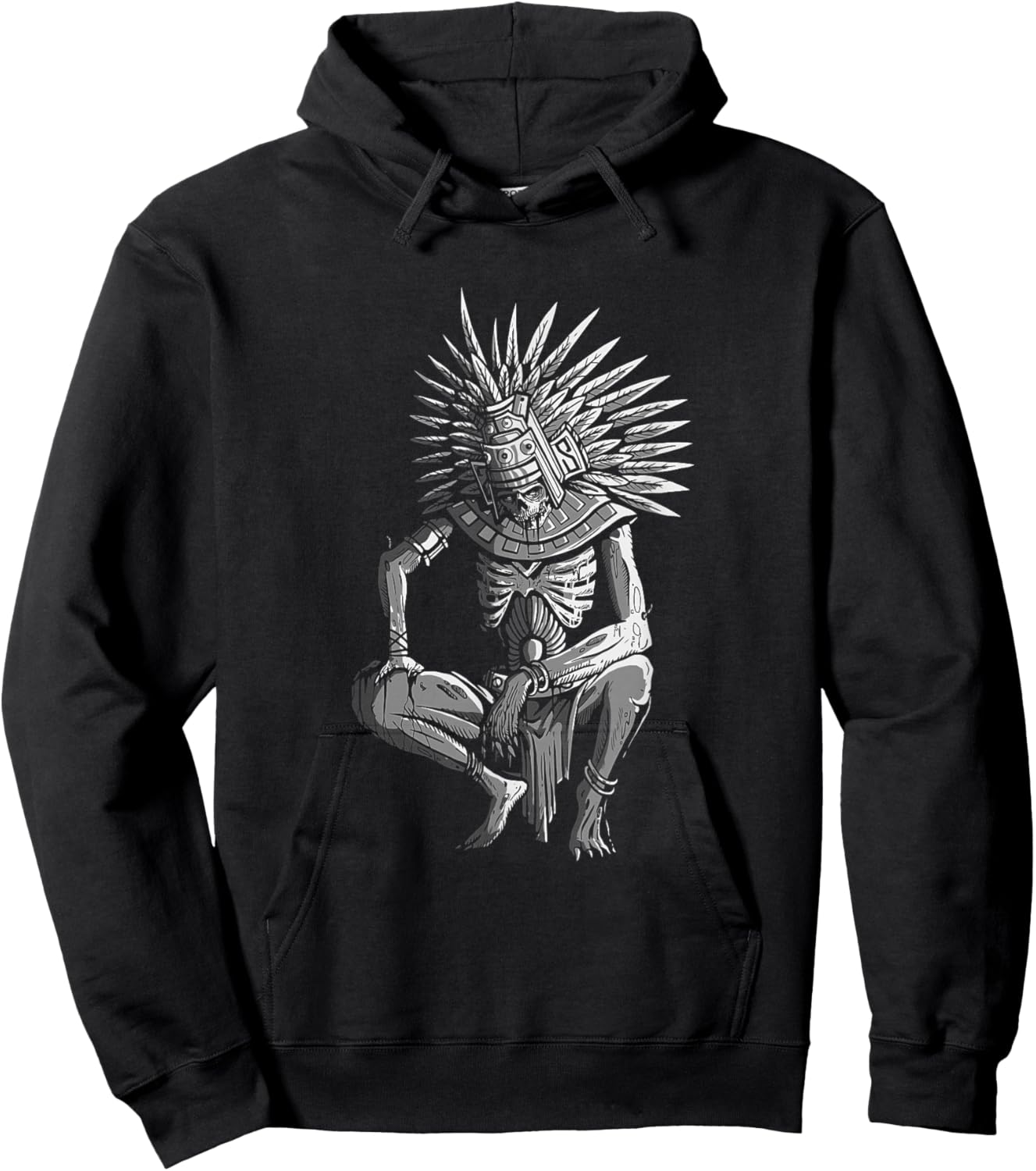 Azteca Mictlantecuhtli - God of the dead - Aztec God Hoodie - Hoodie | Black