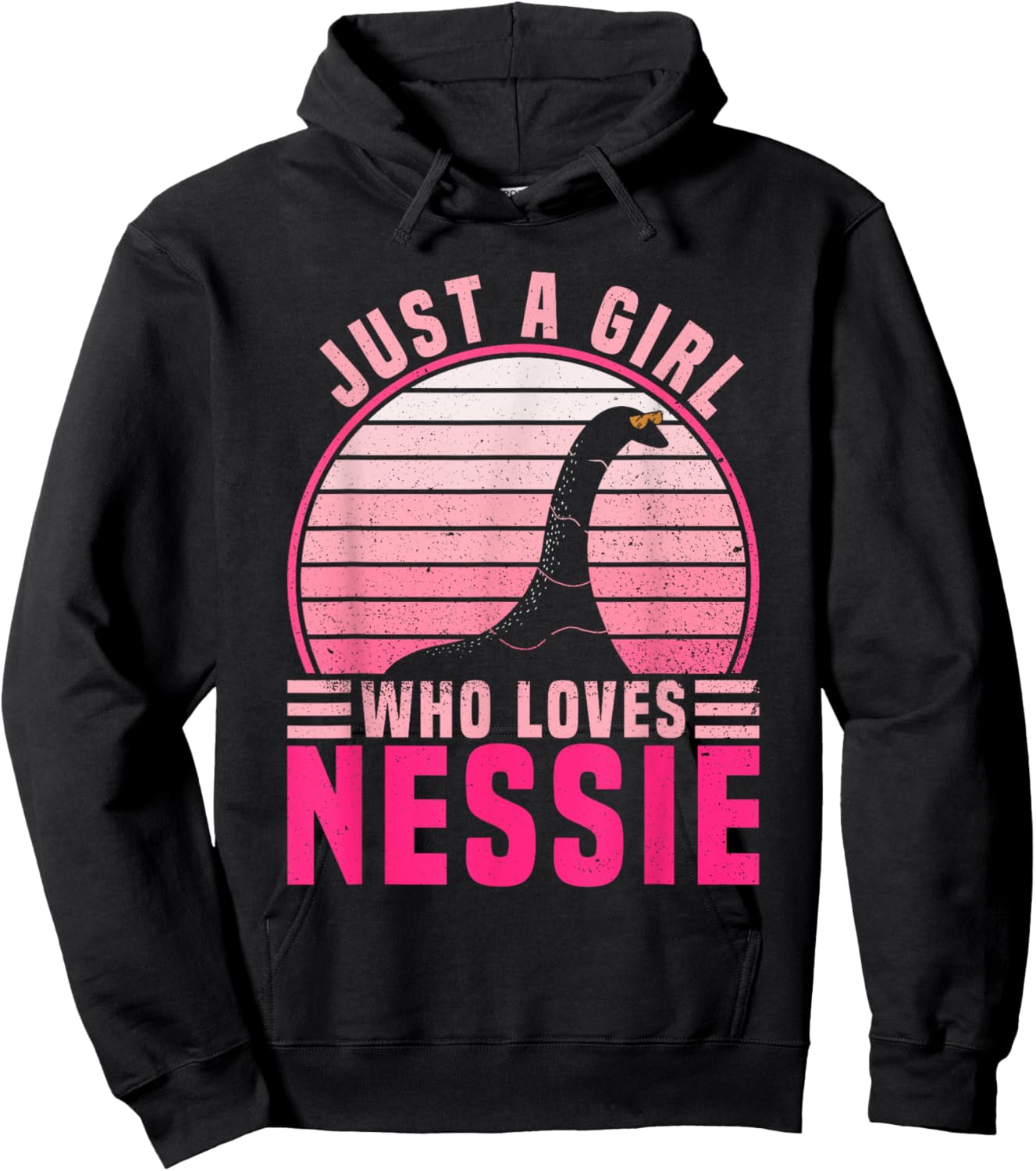 Just A Girl Who Loves Nessie - Loch Ness Monster Hoodie - Hoodie | Black