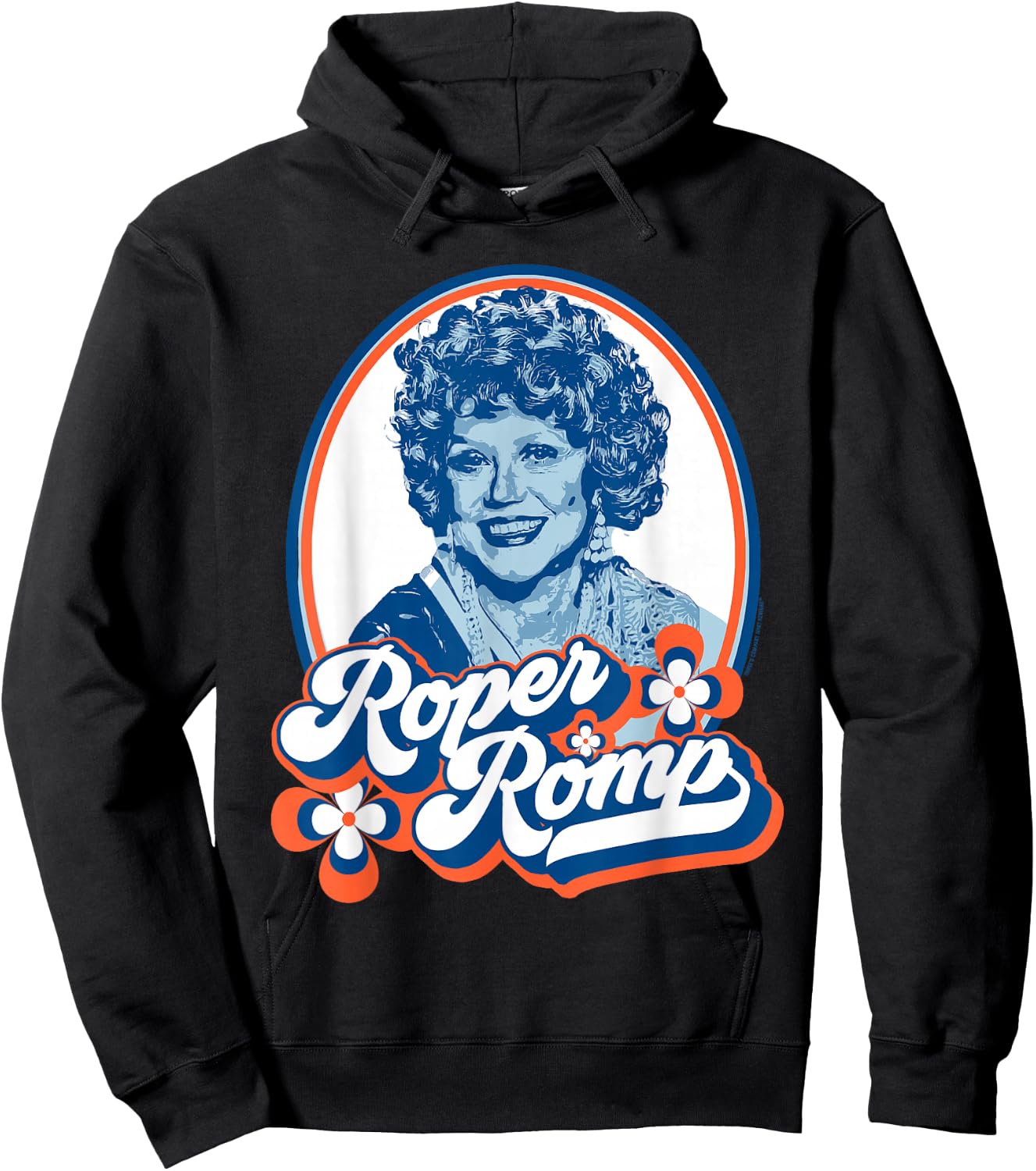 Roper Romp! Mrs. Helen Roper Three's Company Retro Hoodie - Hoodie | Black