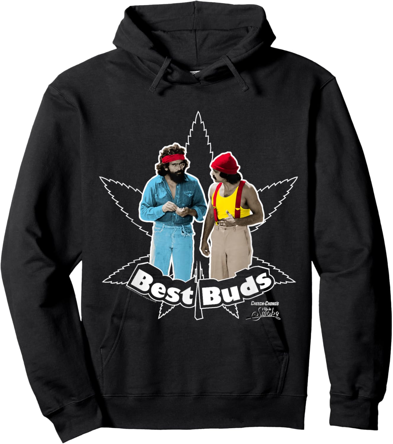 Cheech and Chong's Up in Smoke Best Buds Hoodie - Hoodie | Black