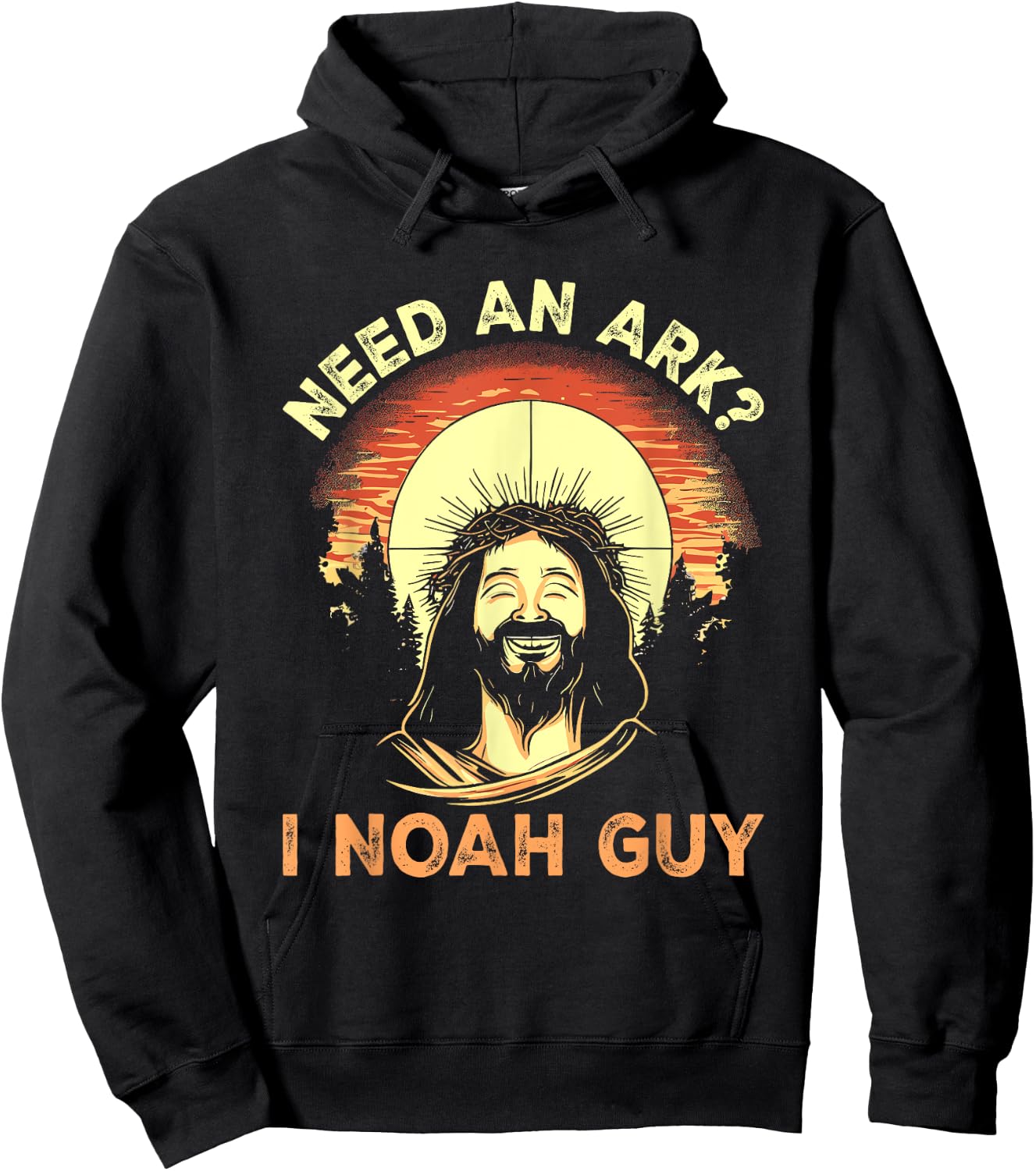 Need An Ark I Noah Guy - Funny Christian Joke Pun Jesus Hoodie - Hoodie | Black