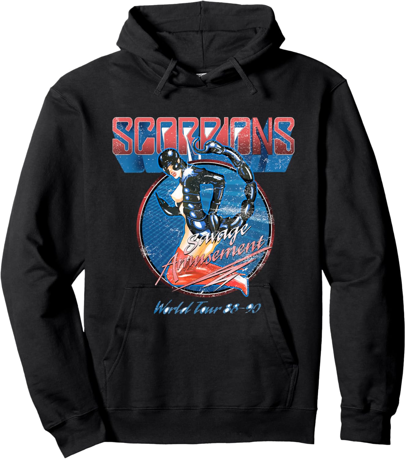 Official Scorpions Savage Amusement World Tour Hoodie - Hoodie | Black