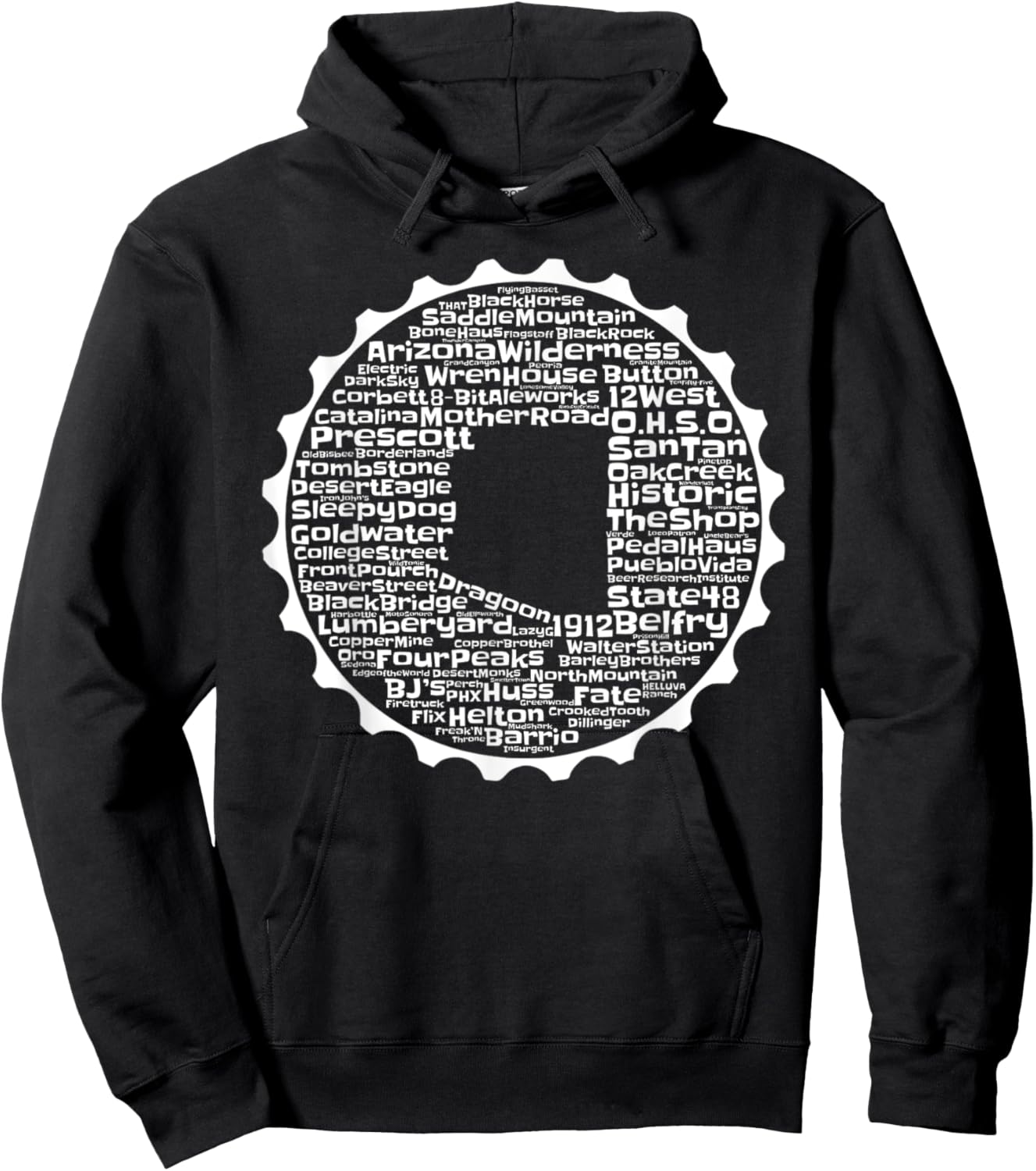 Drink Local Arizona Breweries Hoodie - Hoodie | Black