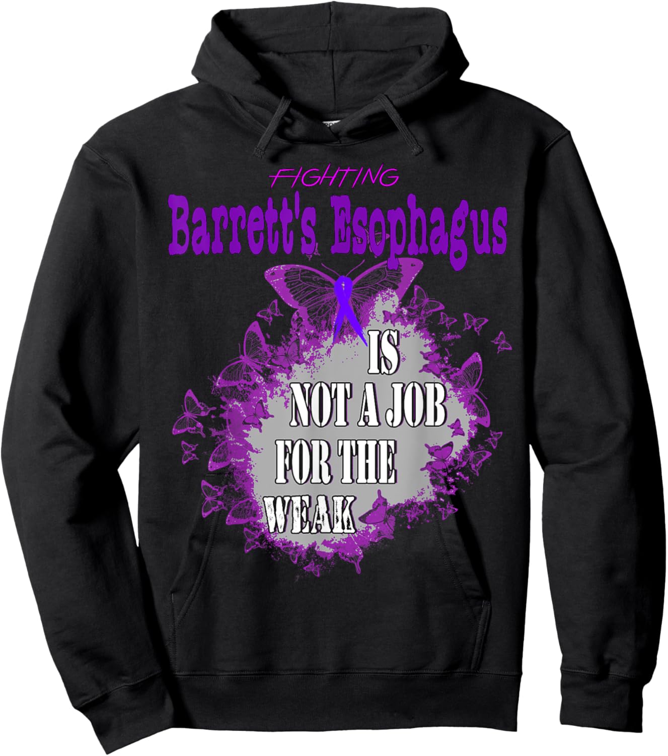 Barrett's Esophagus Awareness Hoodie - Hoodie | Black