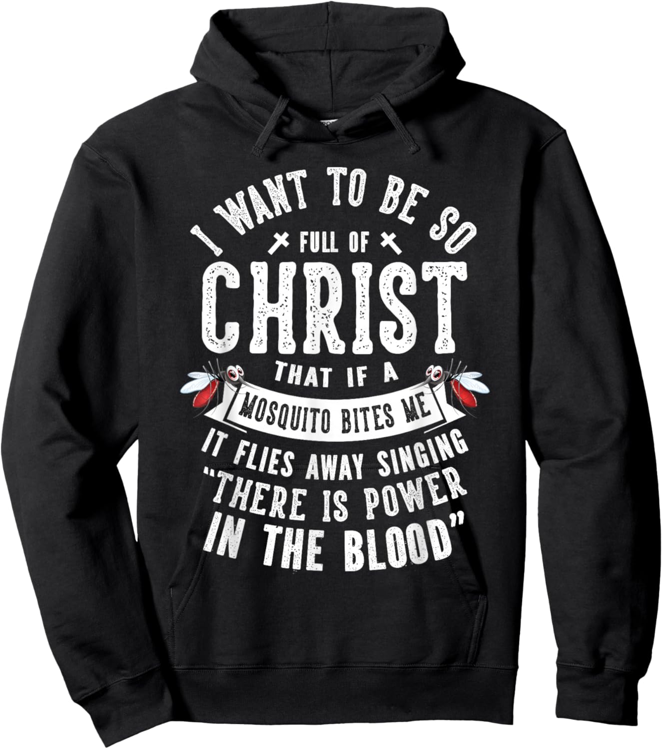 I Want To Be So Full Of Christ Christianity Christian Hoodie - Hoodie | Black