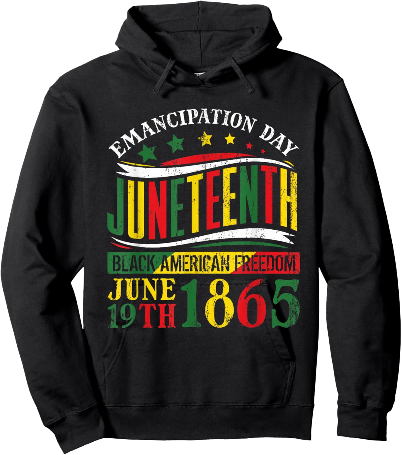 Juneteenth Black History Celebrating Black Freedom 1865 Small Hoodie - Hoodie | Black
