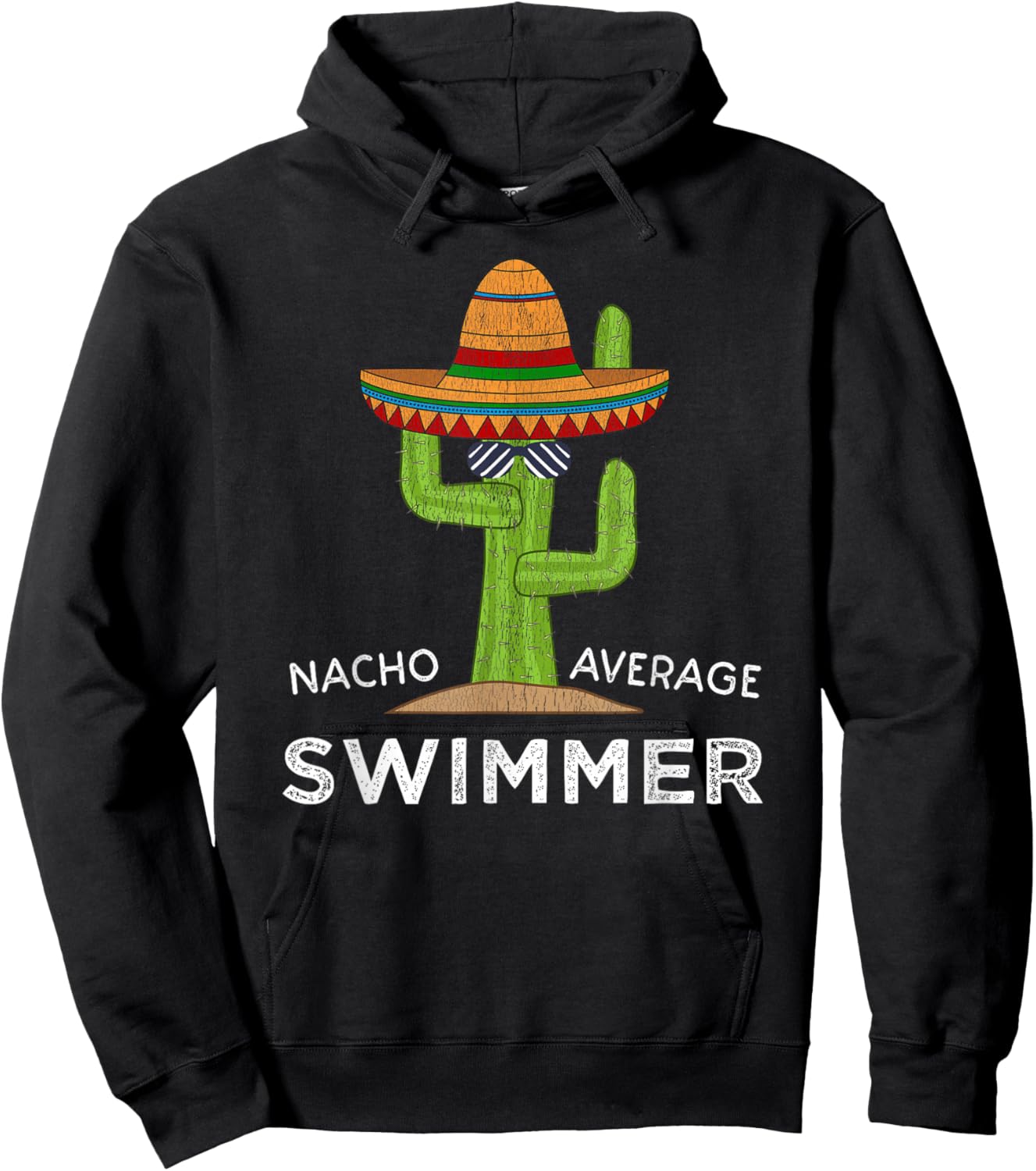 Fun Hilarious Swimming Humor | Funny Swim Saying Swimmer Hoodie - Hoodie | Black