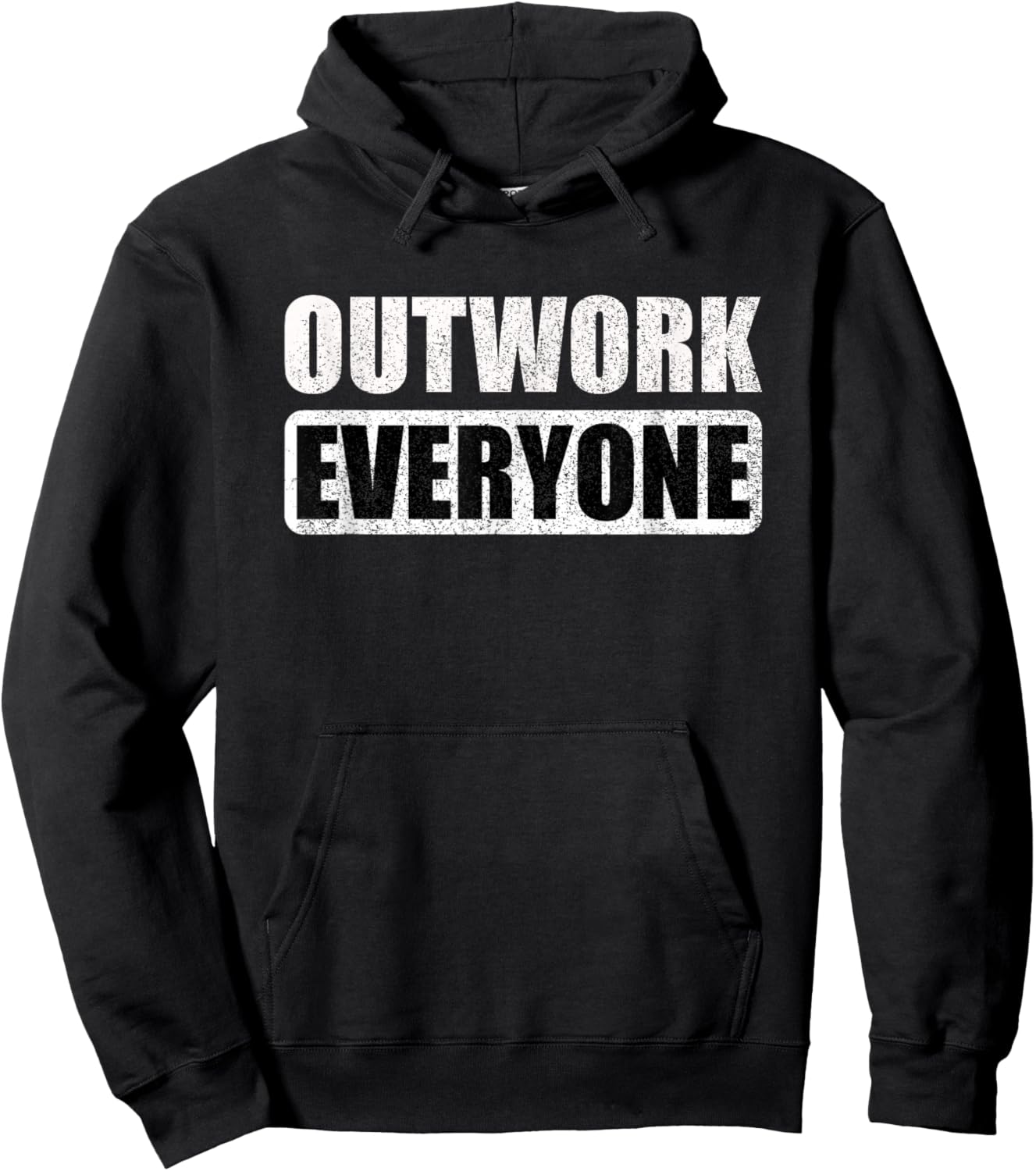 Outwork Everyone Entrepreneur Motivation Inspirational Hoodie - Hoodie | Black