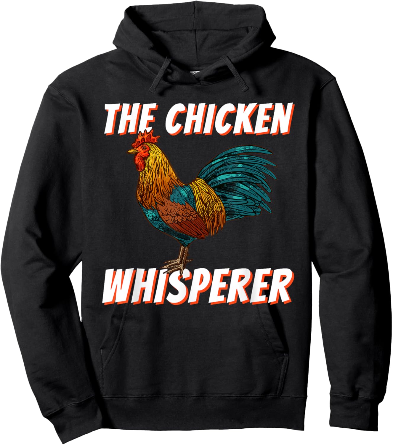 The Chicken Whisperer - Funny Chicken Lover Chicken Farming Hoodie - Hoodie | Black