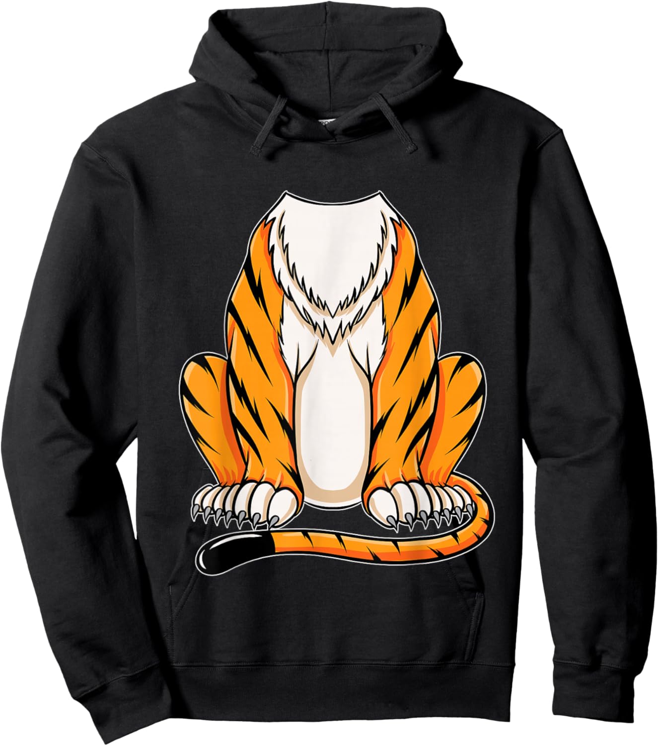 Headless Tiger Costume Halloween Hoodie - Hoodie | Black
