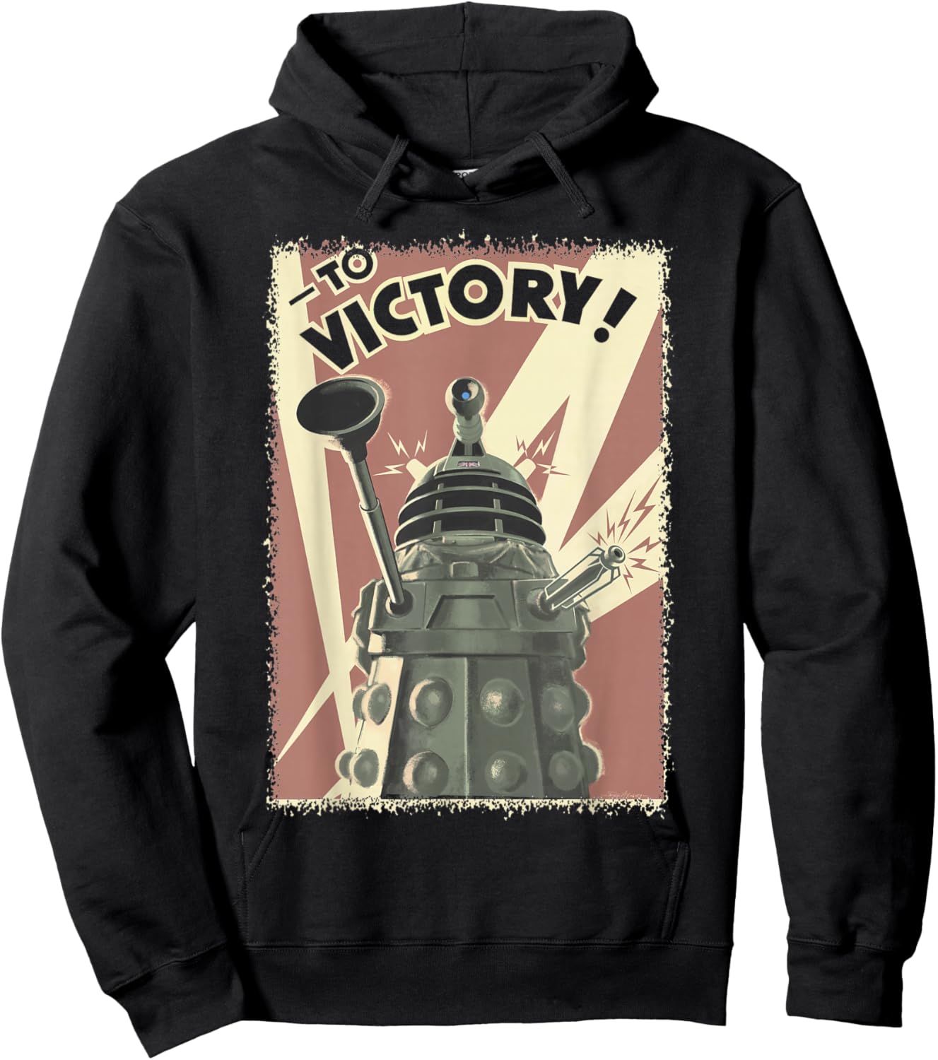 Doctor Who Propoganda Dalek Sci-Fi Fan 60th Anniversary Hoodie - Hoodie | Black