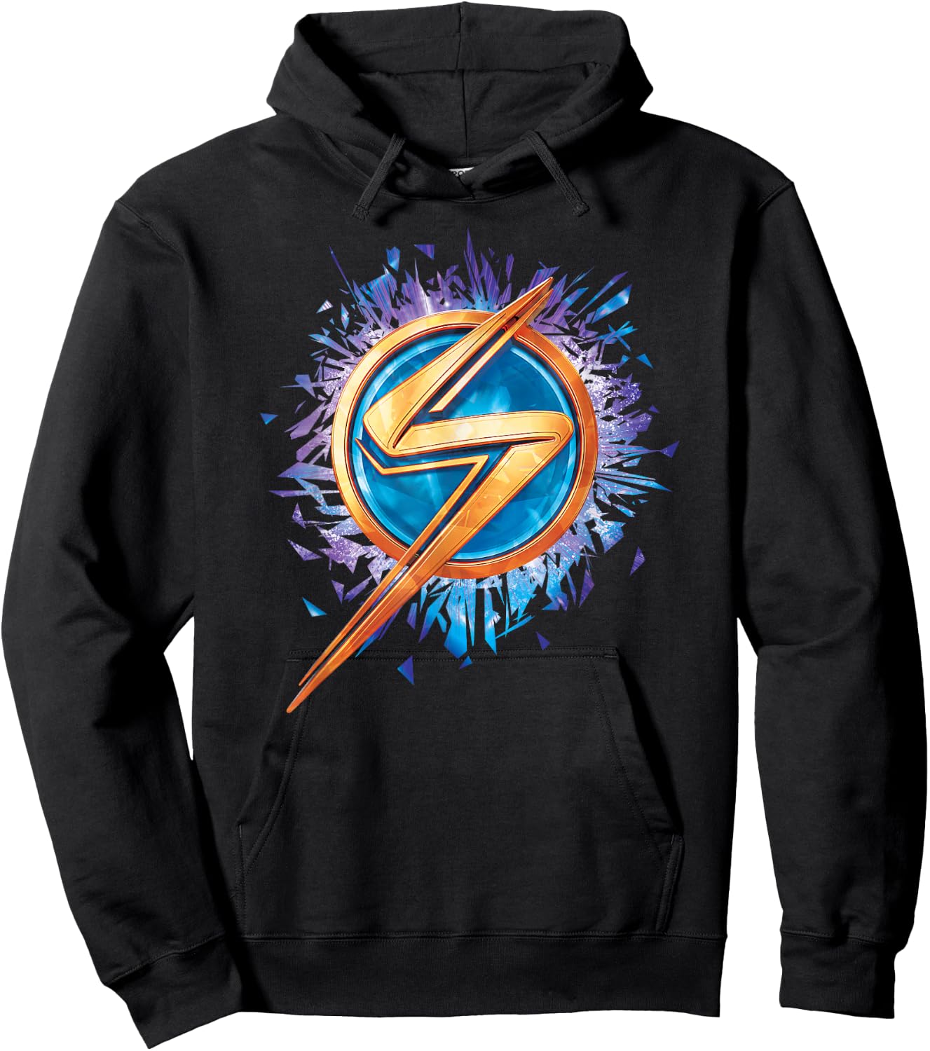 Marvel Ms. Marvel Lightning Bolt Icon Hoodie - Hoodie | Black