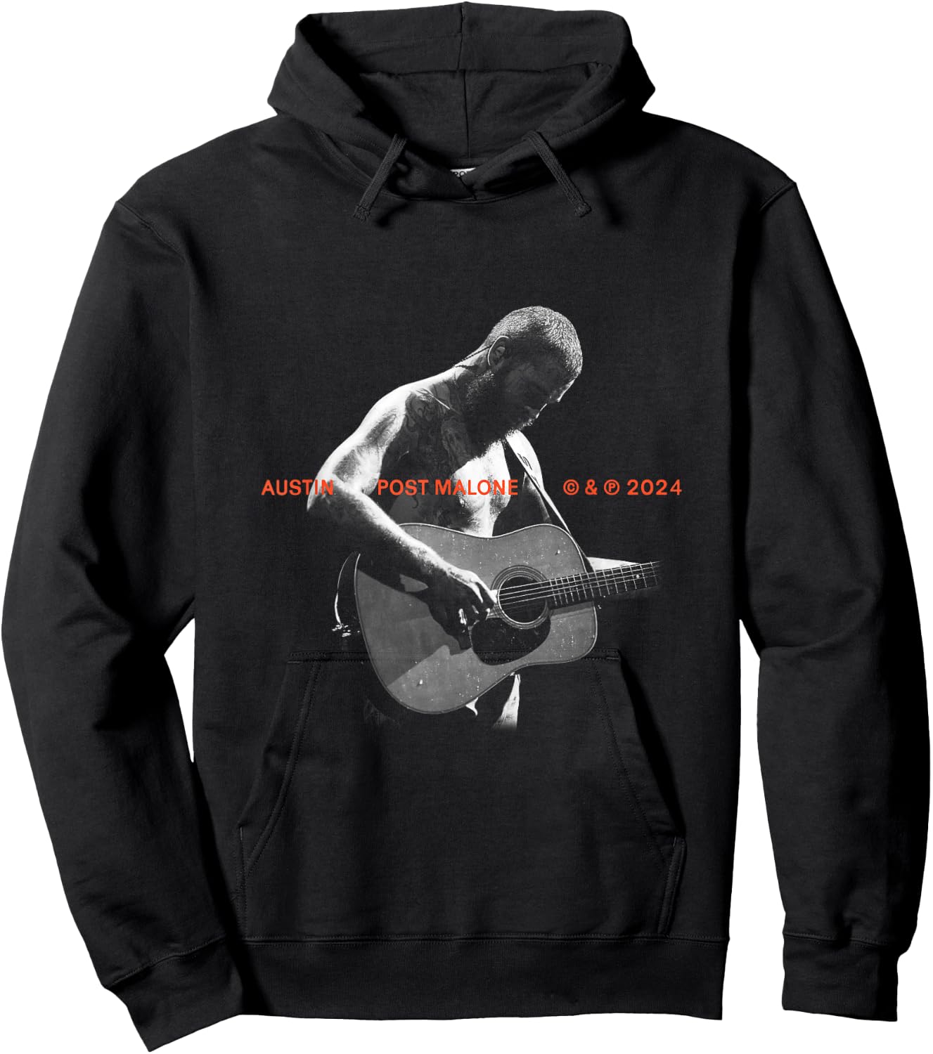 Official Post Malone Austin Photo Hoodie - Hoodie | Black