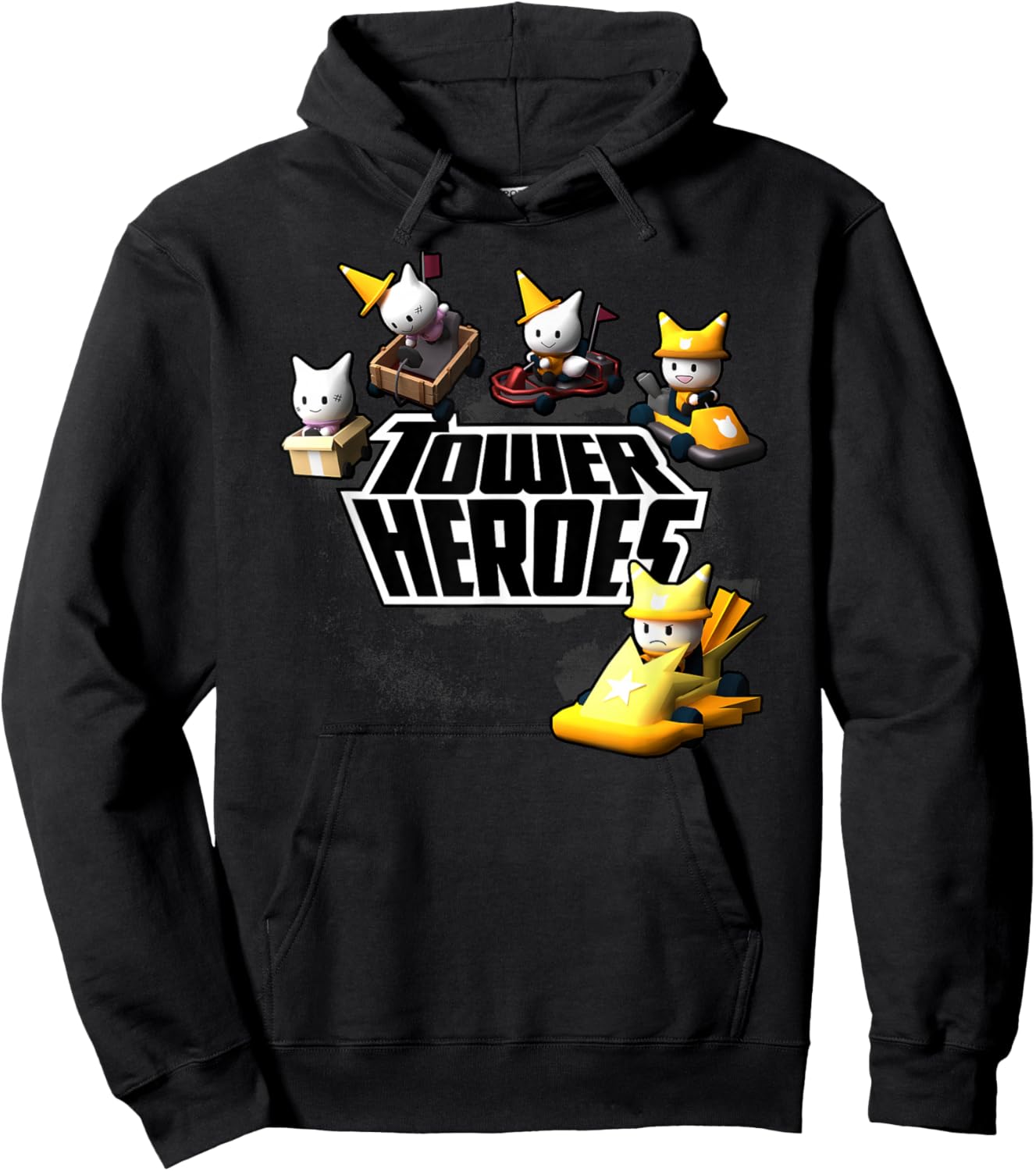 Pixel-bit Studio Tower Heroes Kart Kid Hoodie - Hoodie | Black