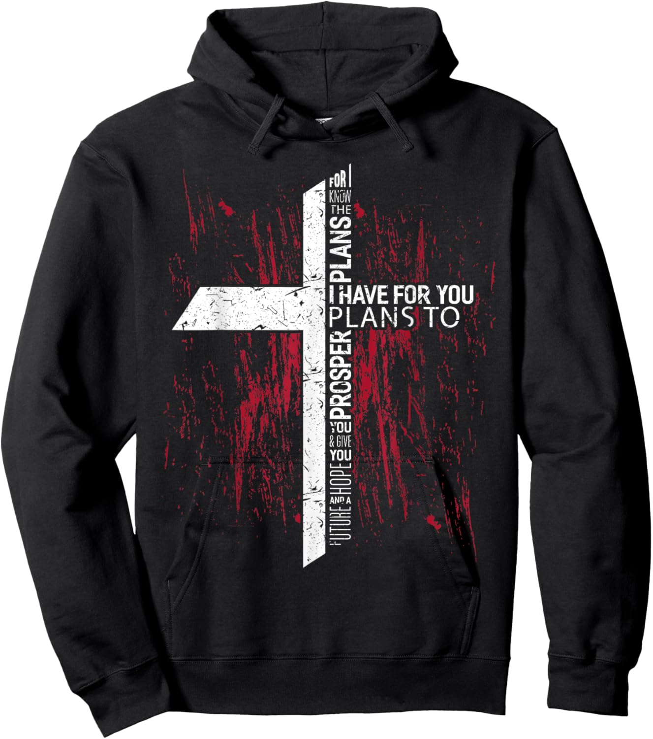 Jeremiah 29 11 Shirt For I know the plans I have for you Hoodie - Hoodie | Black