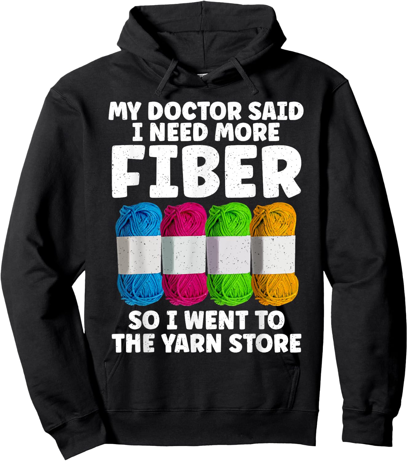 Funny Crocheting Mom Knitting Yarn Crochet Lovers Hoodie - Hoodie | Black