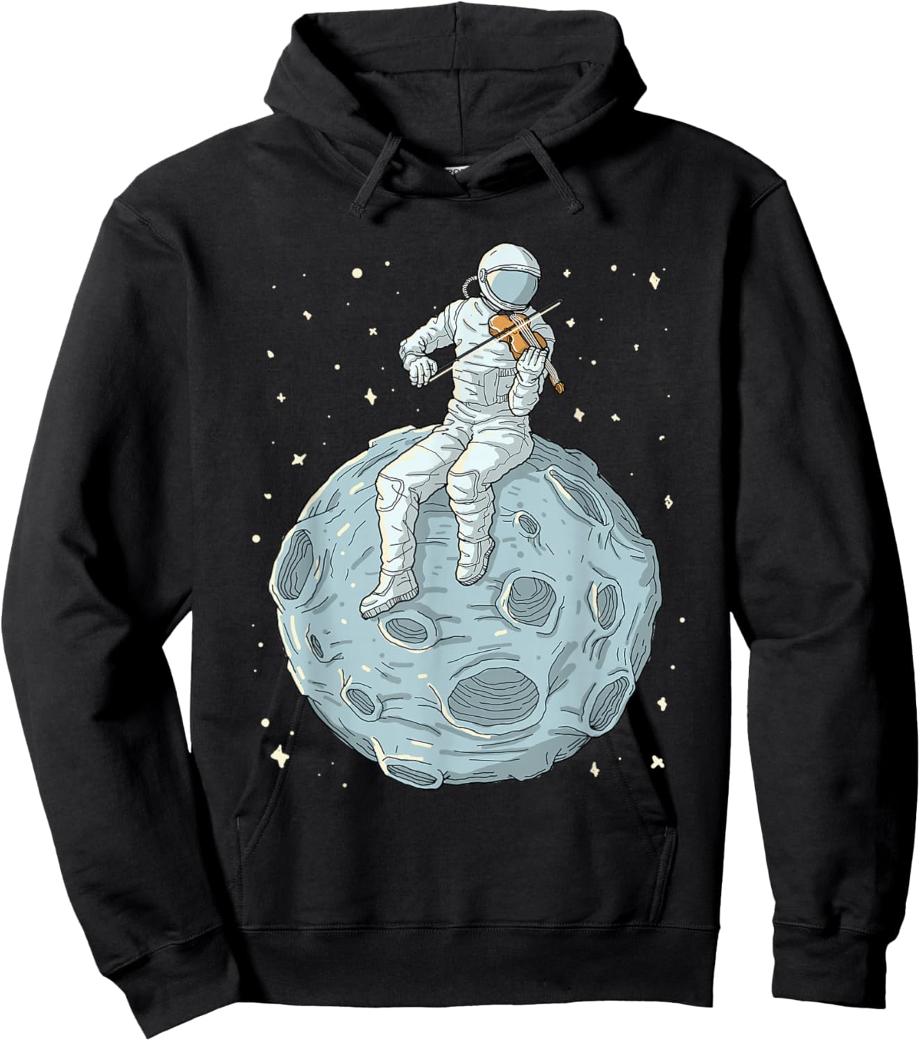 Astronaut Violin Player Violinist Viola Classical Music Hoodie - Hoodie | Black