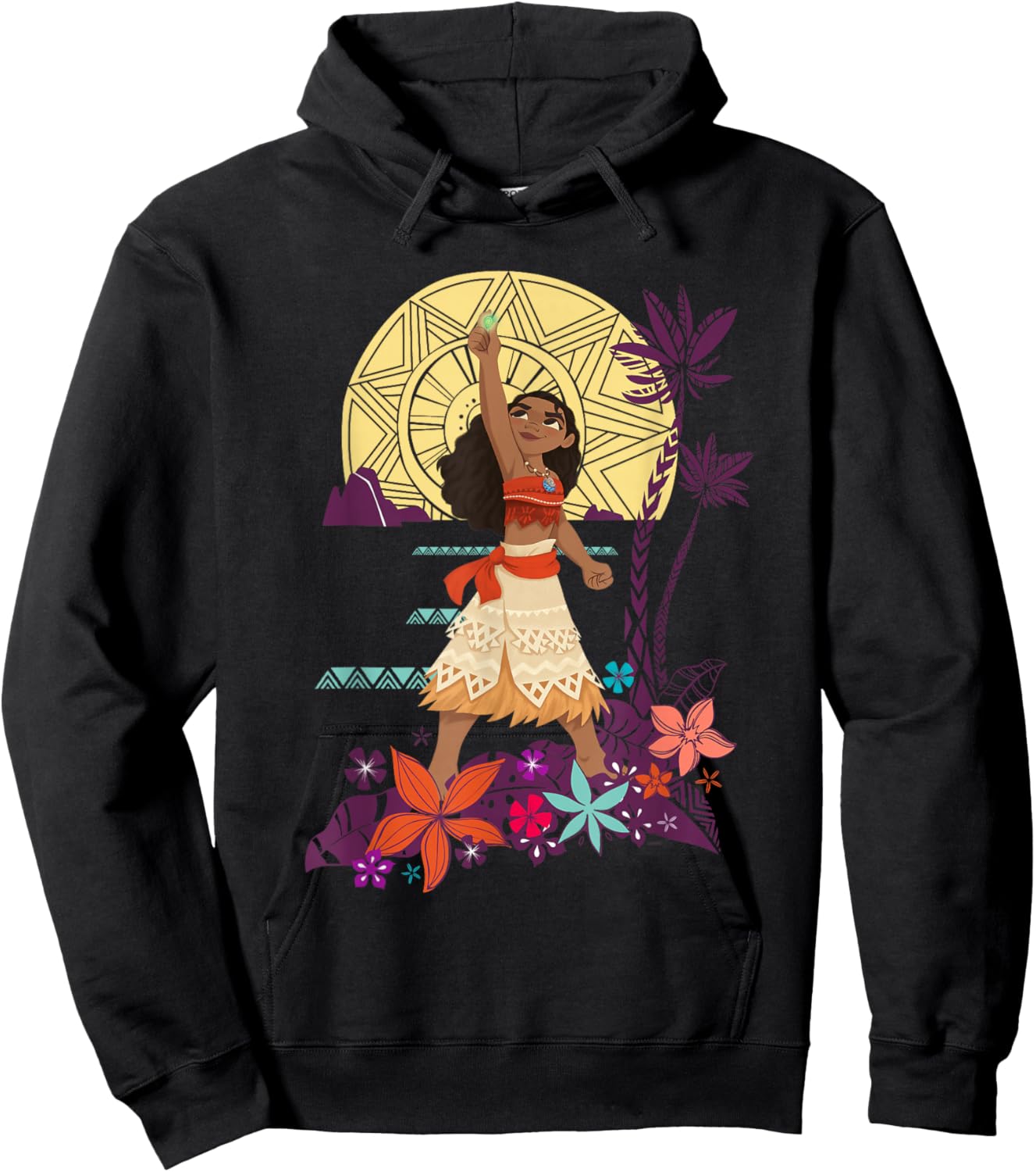 Disney Princess Moana Heart of Te Fiti Small Hoodie - Hoodie | Black