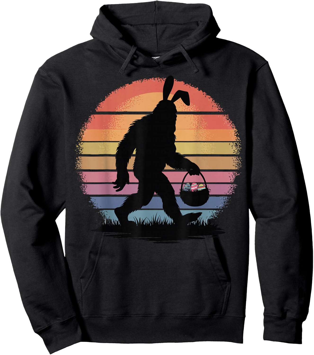 Easter Bigfoot Hoodie - Hoodie | Black
