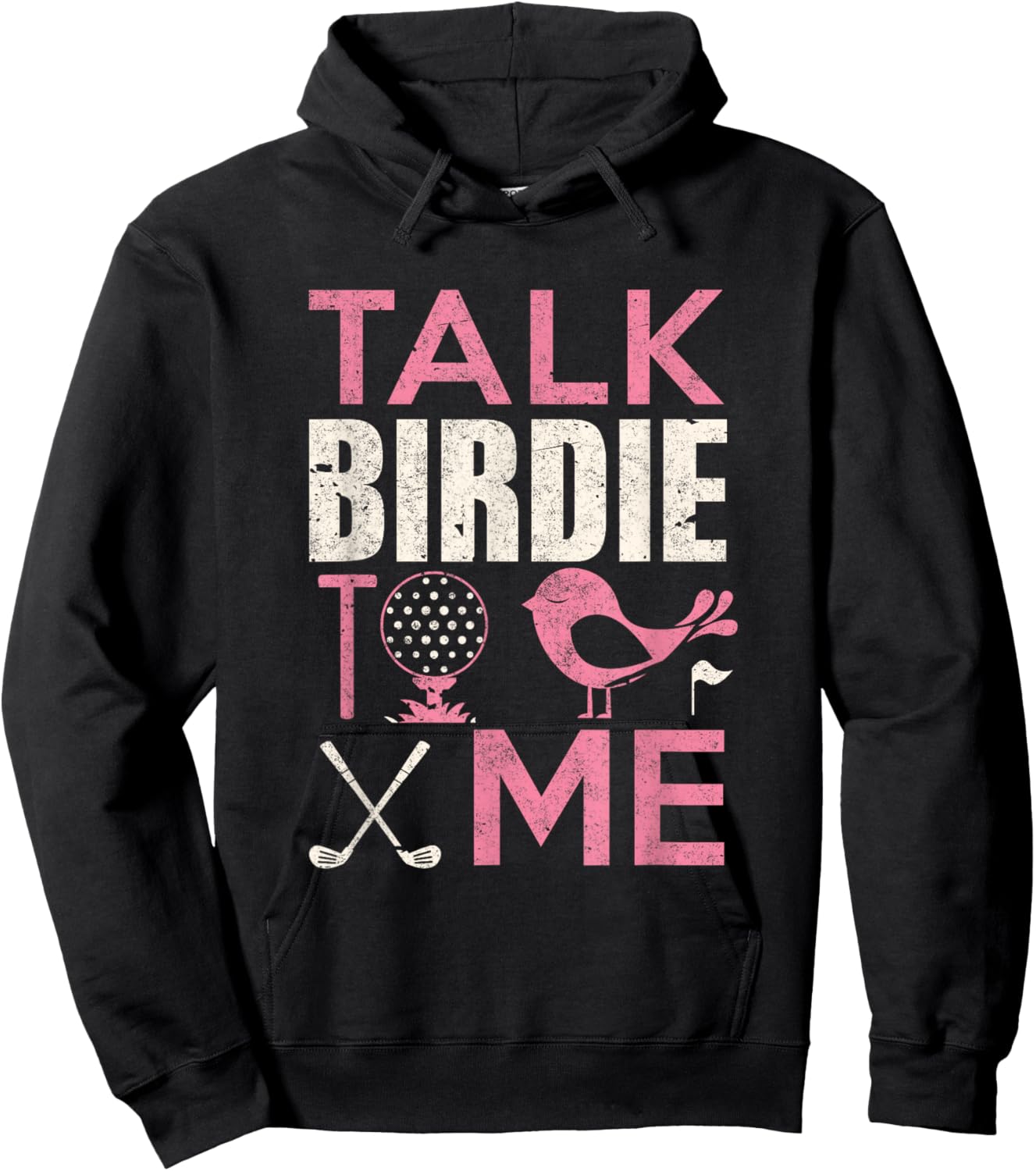 Golf Player Shirt Talk Birdie To Me Golfer Lover Funny Hoodie - Hoodie | Black
