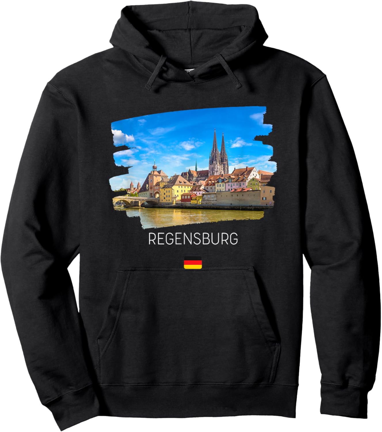Regensburg Germany Hoodie - Hoodie | Black