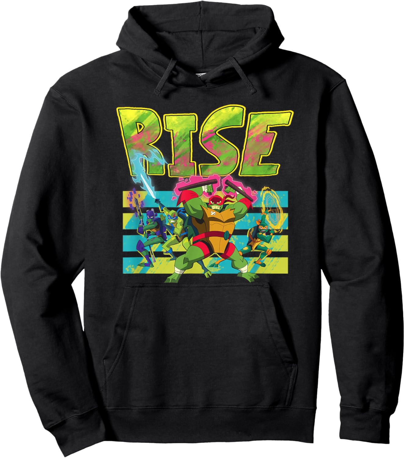 TMNT - Rise - Splatter Paint Hoodie - Hoodie | Black