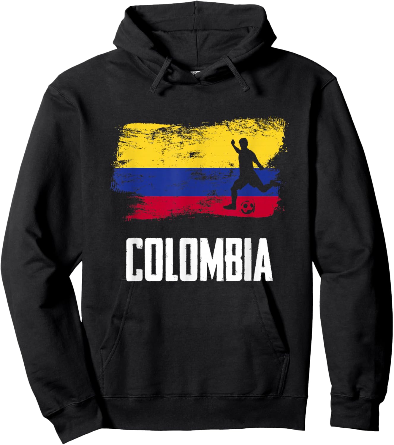 Colombia Flag Jersey Colombian Soccer Team Colombian Hoodie - Hoodie | Black