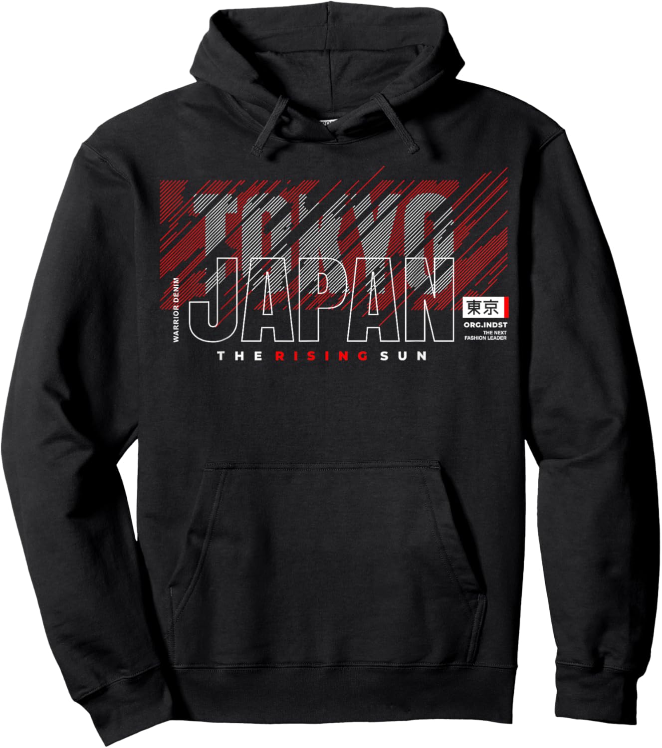 Tokyo Japan The Rising Sun Hoodie - Hoodie | Black