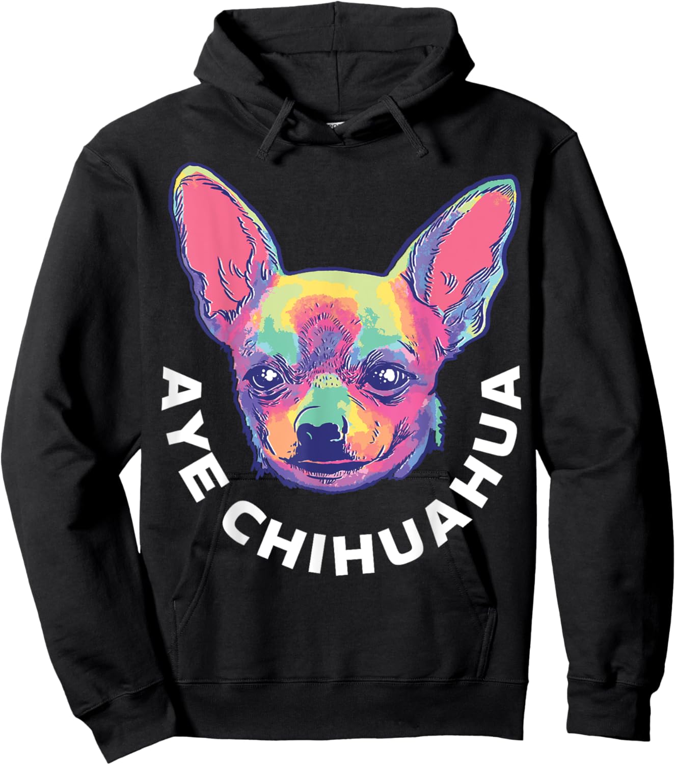 Aye Chihuahua Hoodie - Hoodie | Black