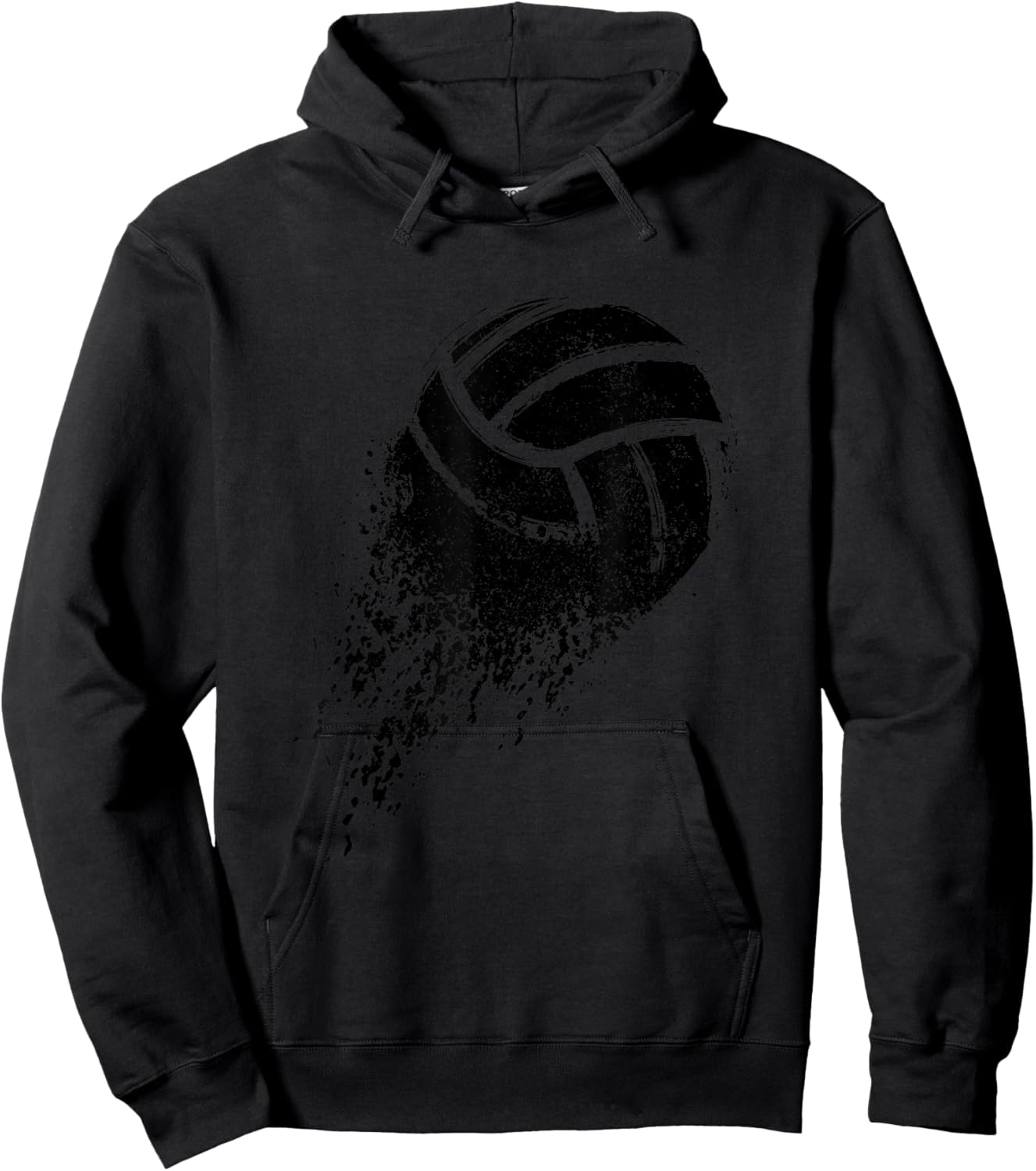 Volleyball Vintage Retro Sport Volleyball Player Hoodie - Hoodie | Black
