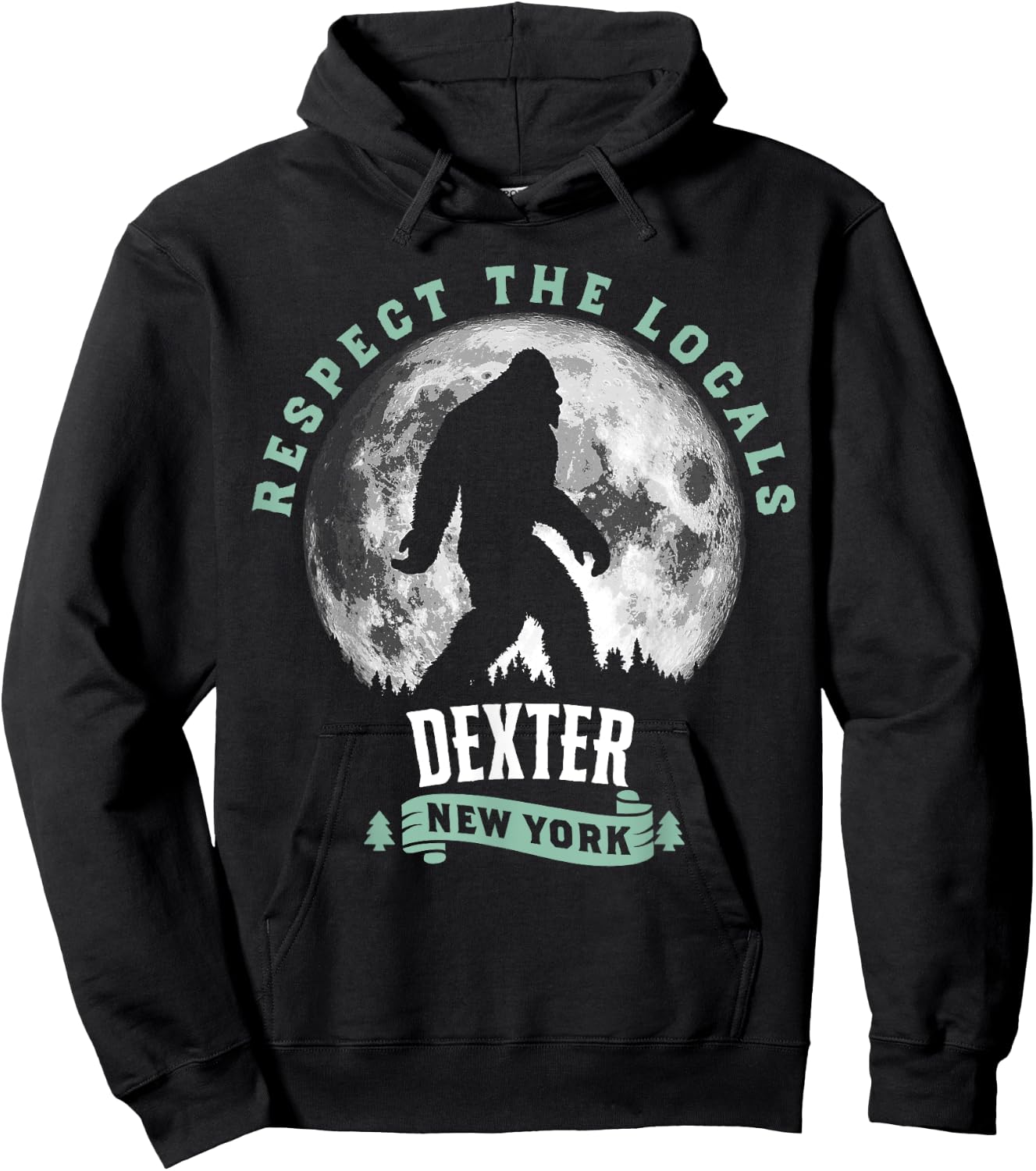 Dexter New York Respect The Locals Bigfoot Night Stroll Hoodie - Hoodie | Black
