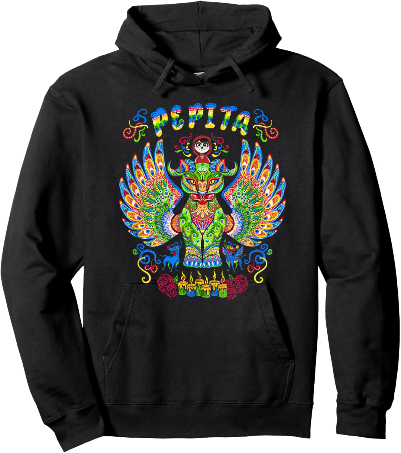 Disney Pixar Coco Pepita Alebrijes Style Coco Hoodie - Hoodie | Black