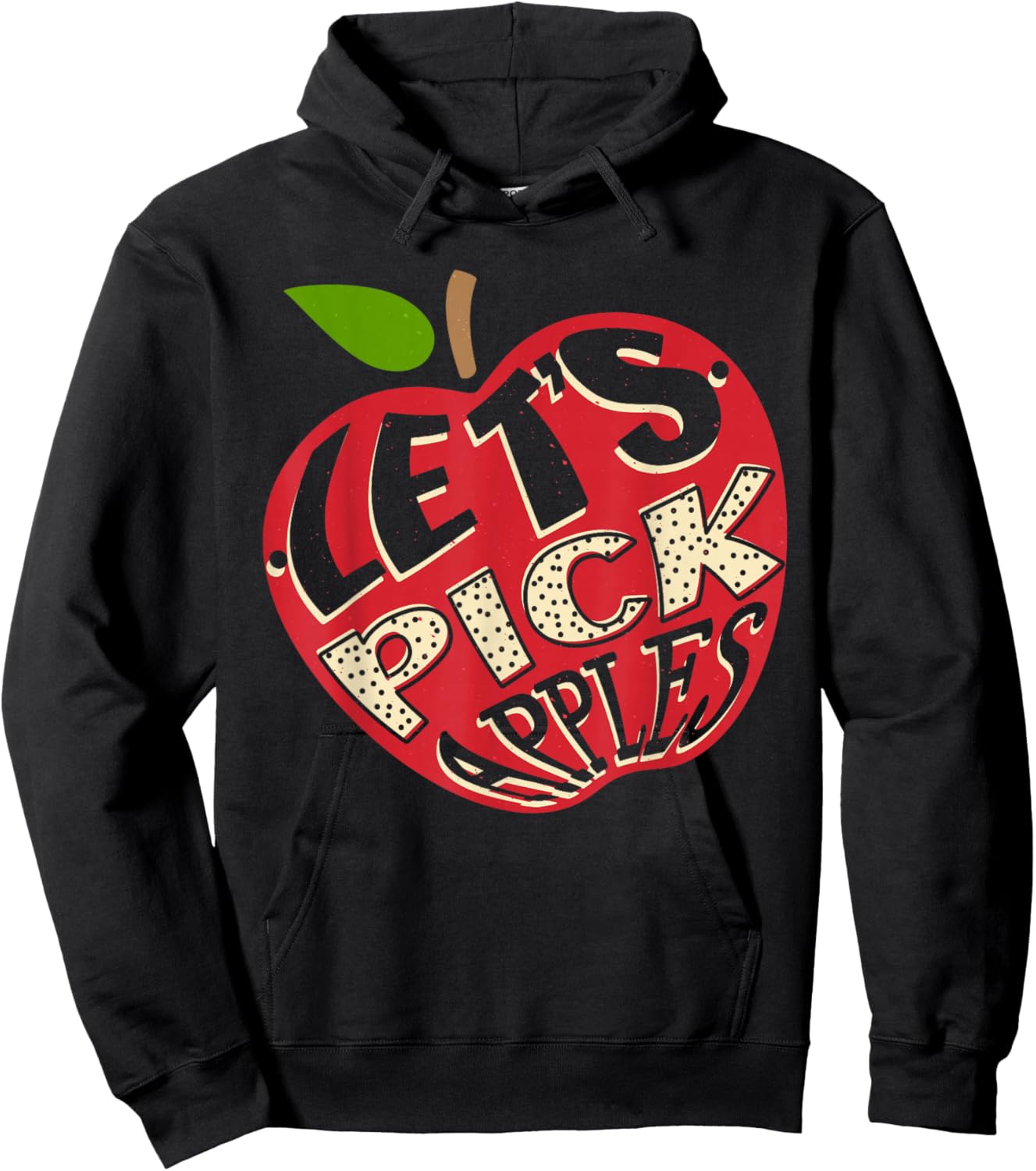 Let's Pick Apples Apple Picking Hoodie - Hoodie | Black