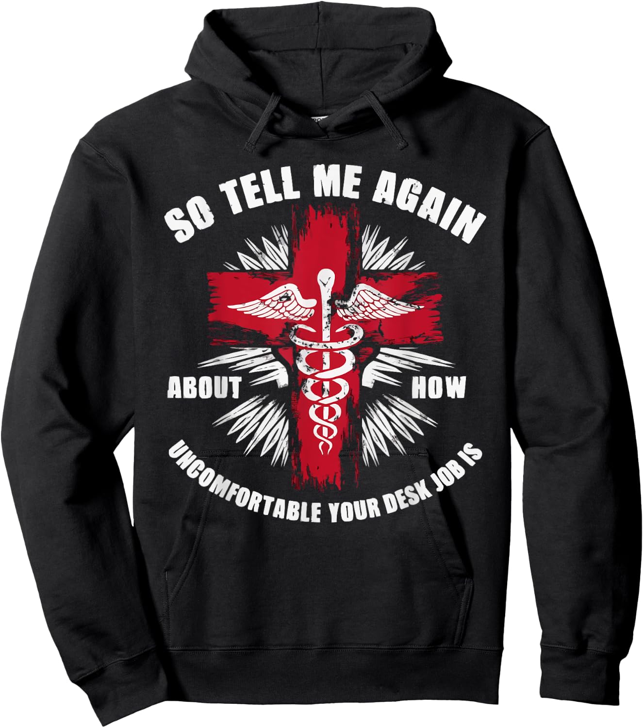 Combat Medic First Aid Field Medic Military Hoodie - Hoodie | Black