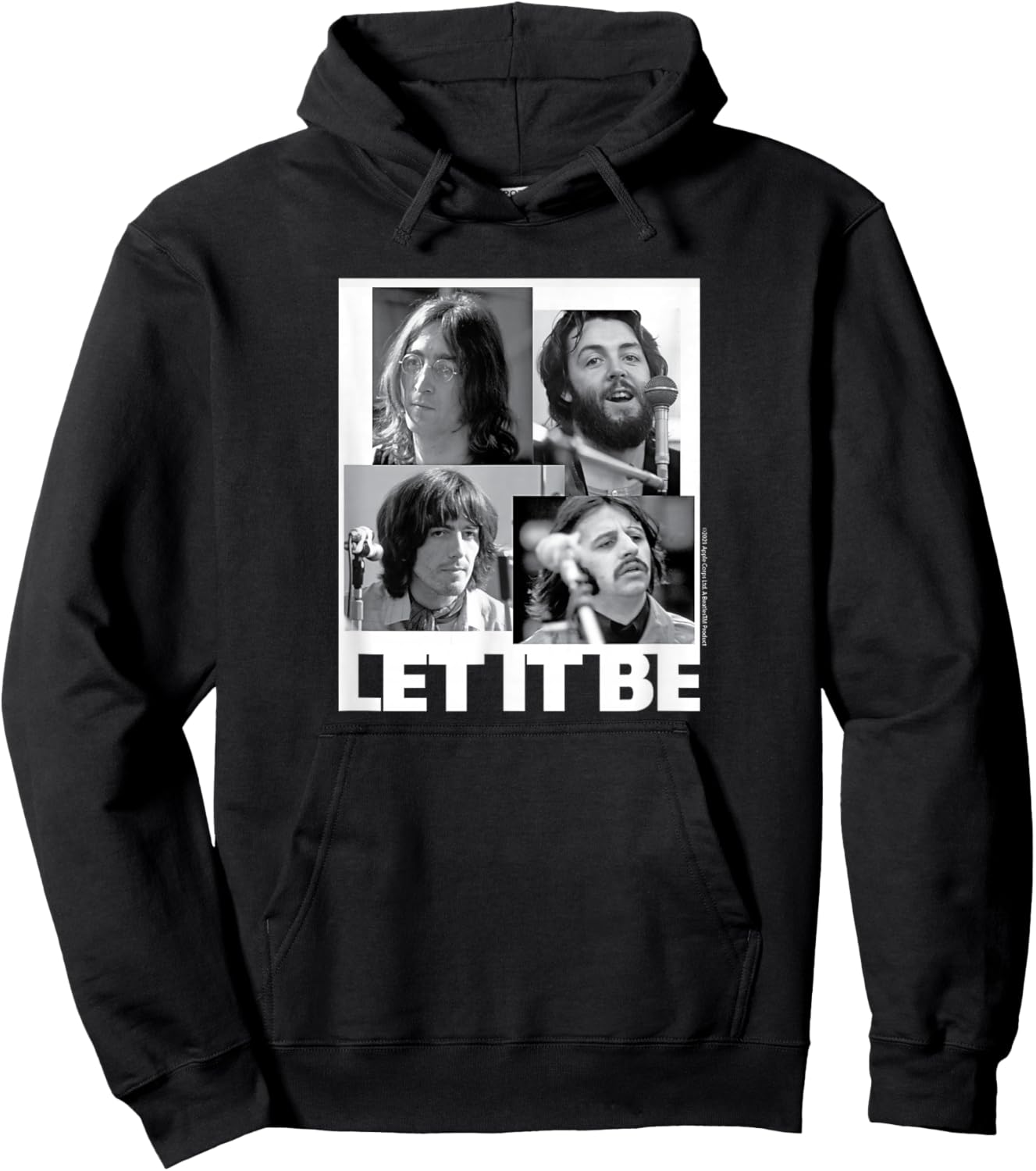 The Beatles - Let It Be Hoodie - Hoodie | Black