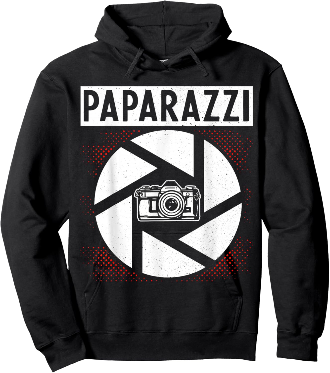 Photography Camera Lens Retro Paparazzi Hoodie - Hoodie | Black