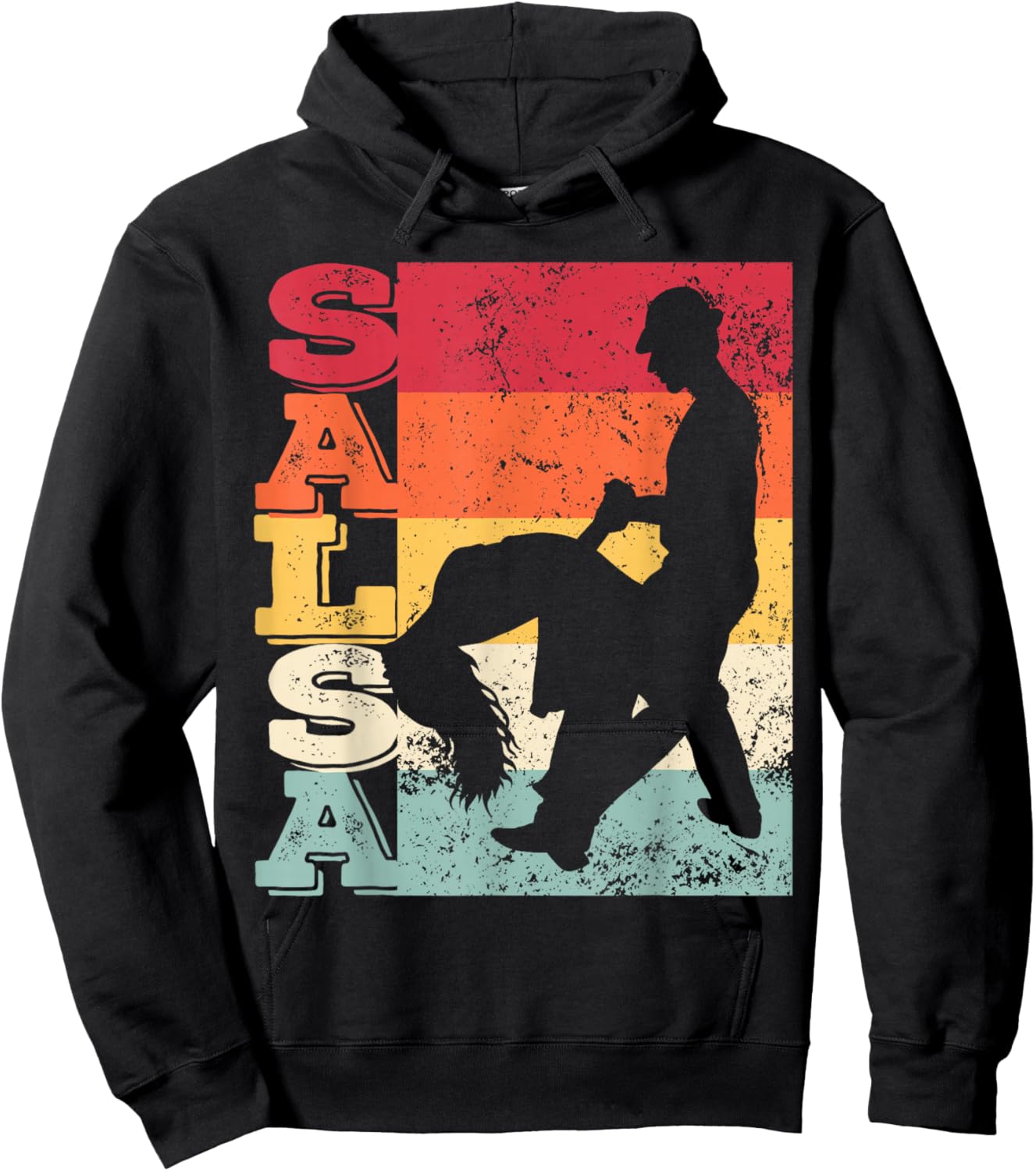 Salsa Festival Vintage Latin Dance for Salsero and Salsera Hoodie - Hoodie | Black