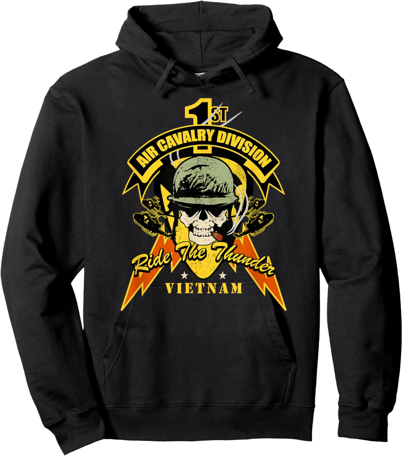 1st Air Cavalry Division Hoodie - Hoodie | Black