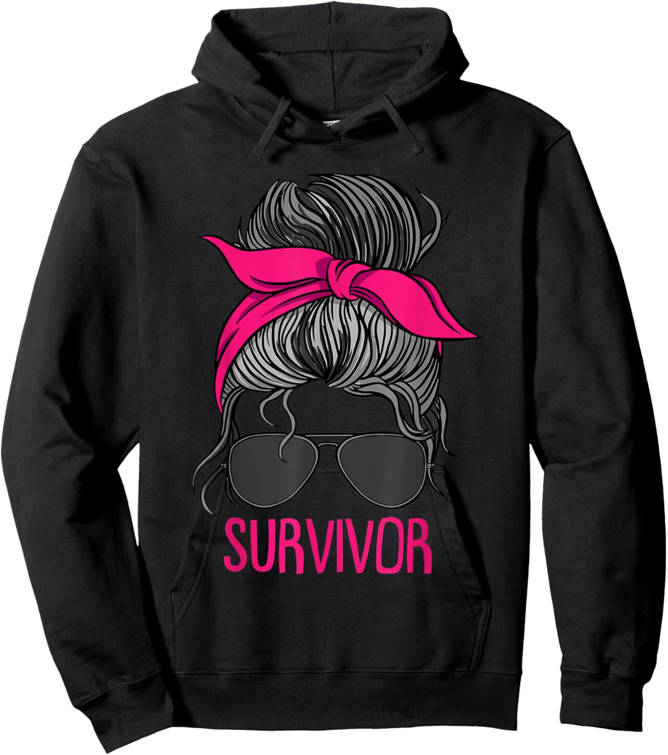 Breast Cancer Survivor Breast Cancer Hoodie - Hoodie | Black