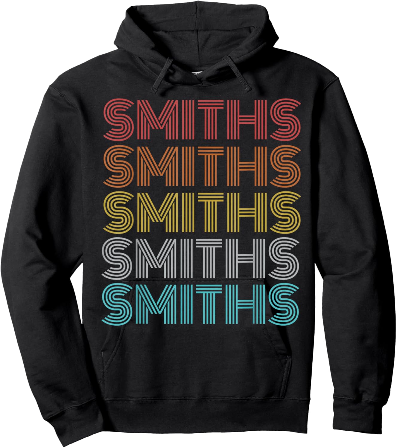 Retro Vintage Smiths Hoodie - Hoodie | Black