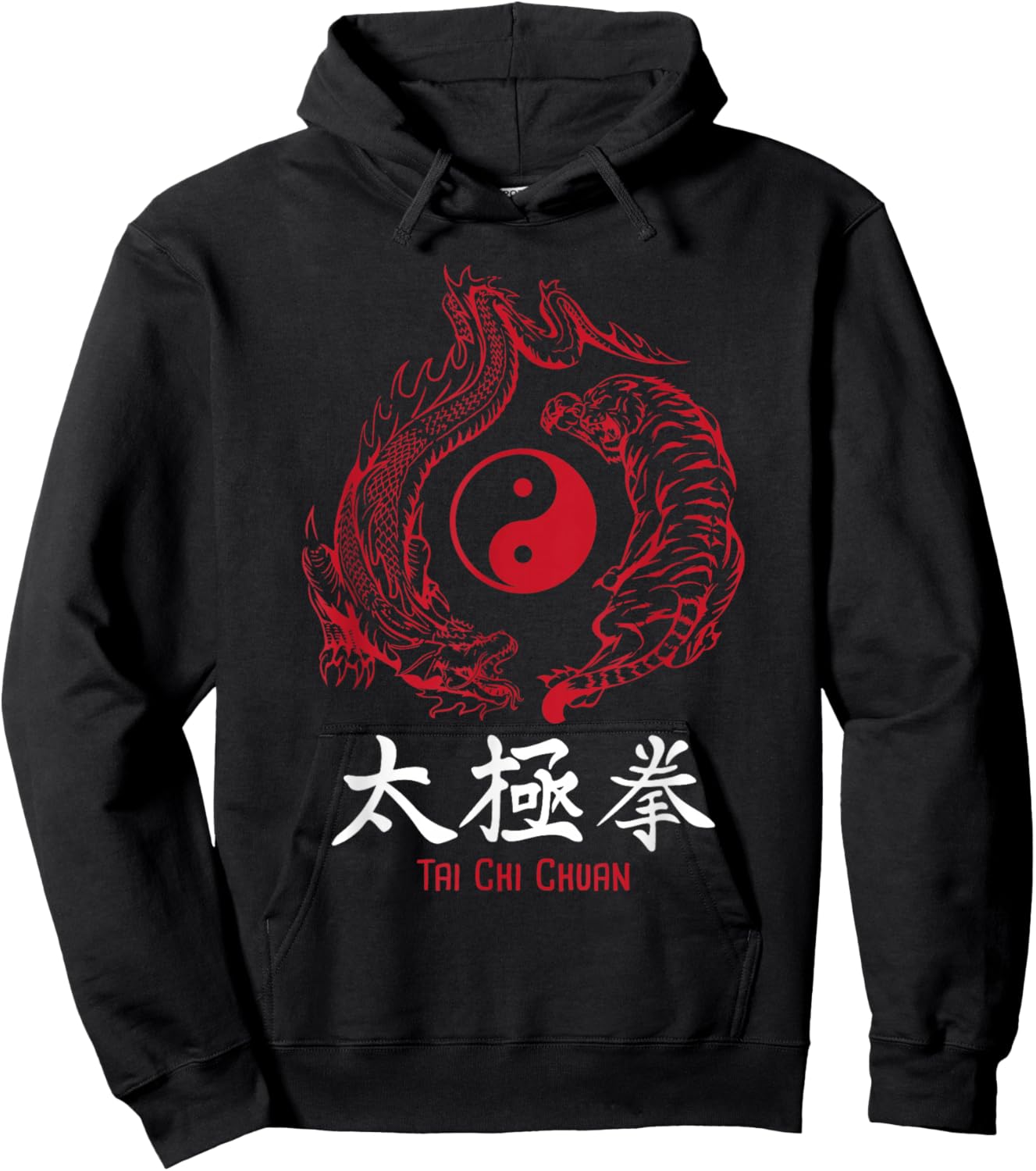 Tai Chi Chuan - Spiritual Meditation Mind Body Wellness Hoodie - Hoodie | Black