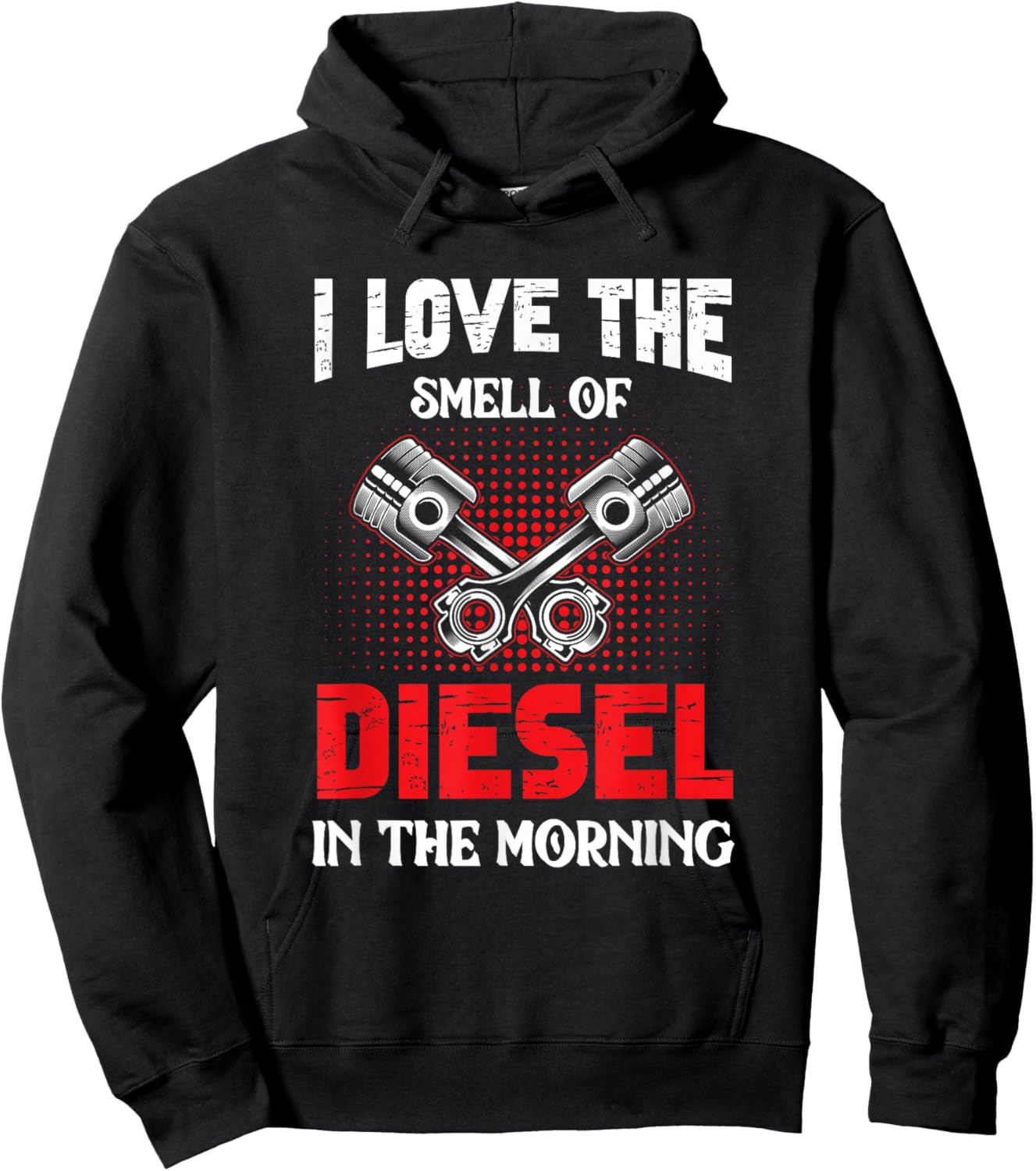 Auto Mechanic I Love The Diesel Smell Mechanical Hoodie - Hoodie | Black